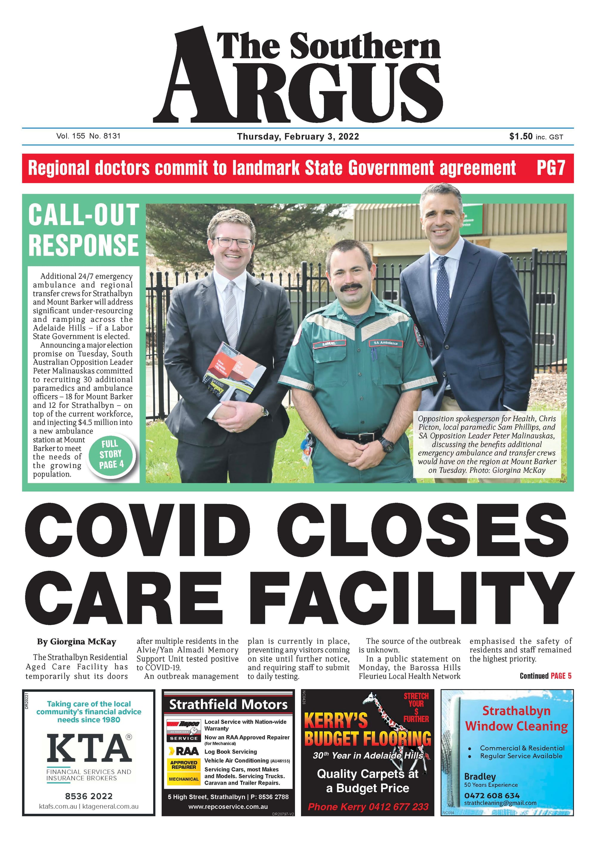 The Southern Argus - February 3, 2022