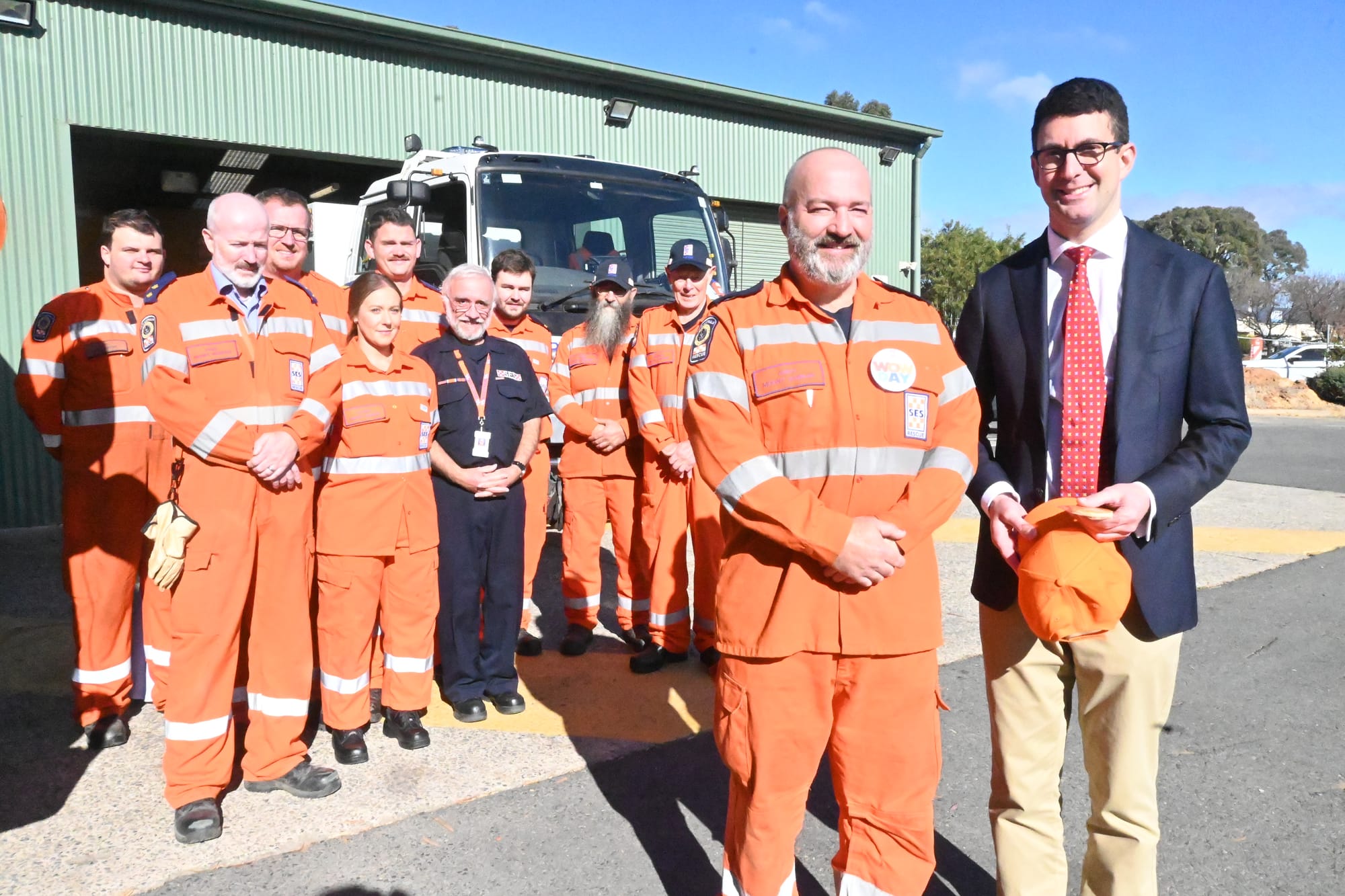Orange day thanks local emergency service volunteers
