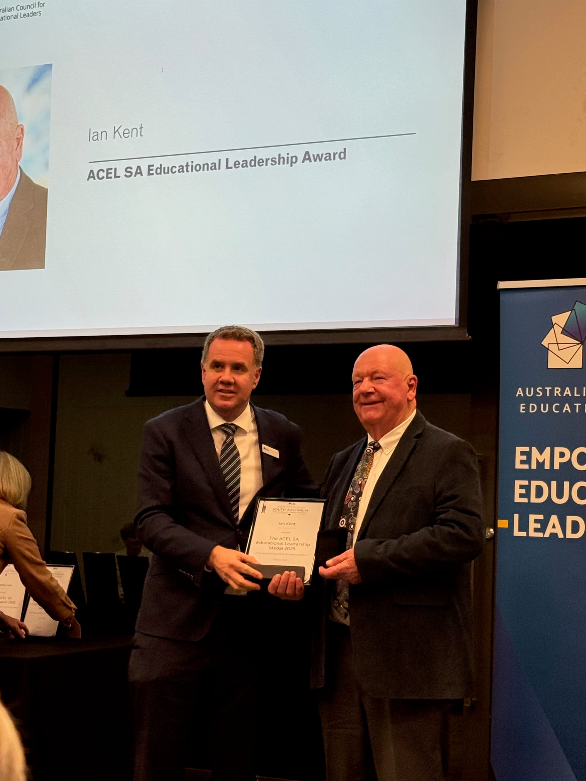 Principal recognised with second leadership award