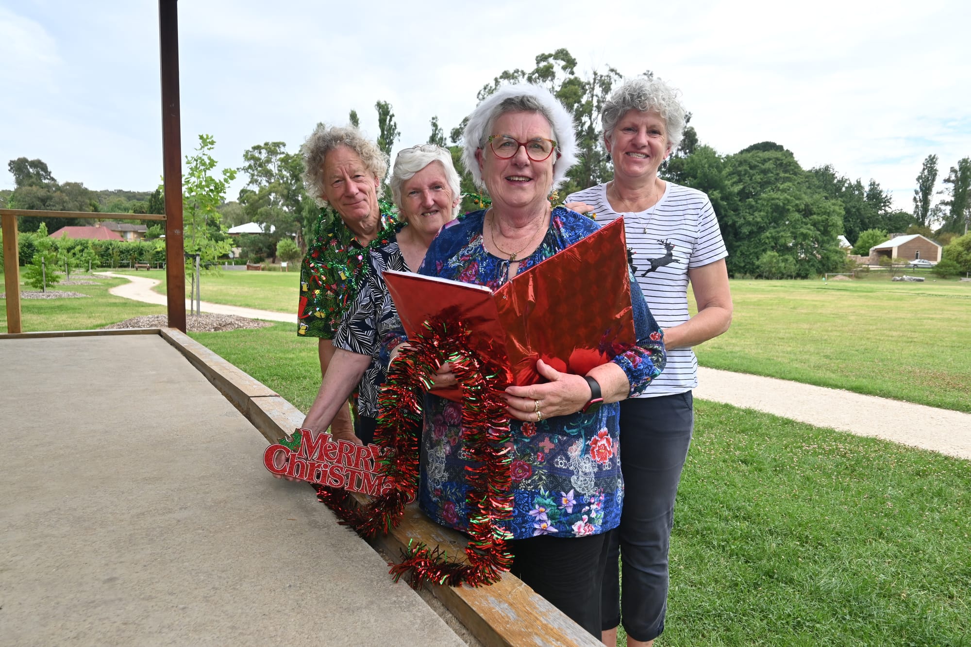 Macclesfield sings a Christmas song