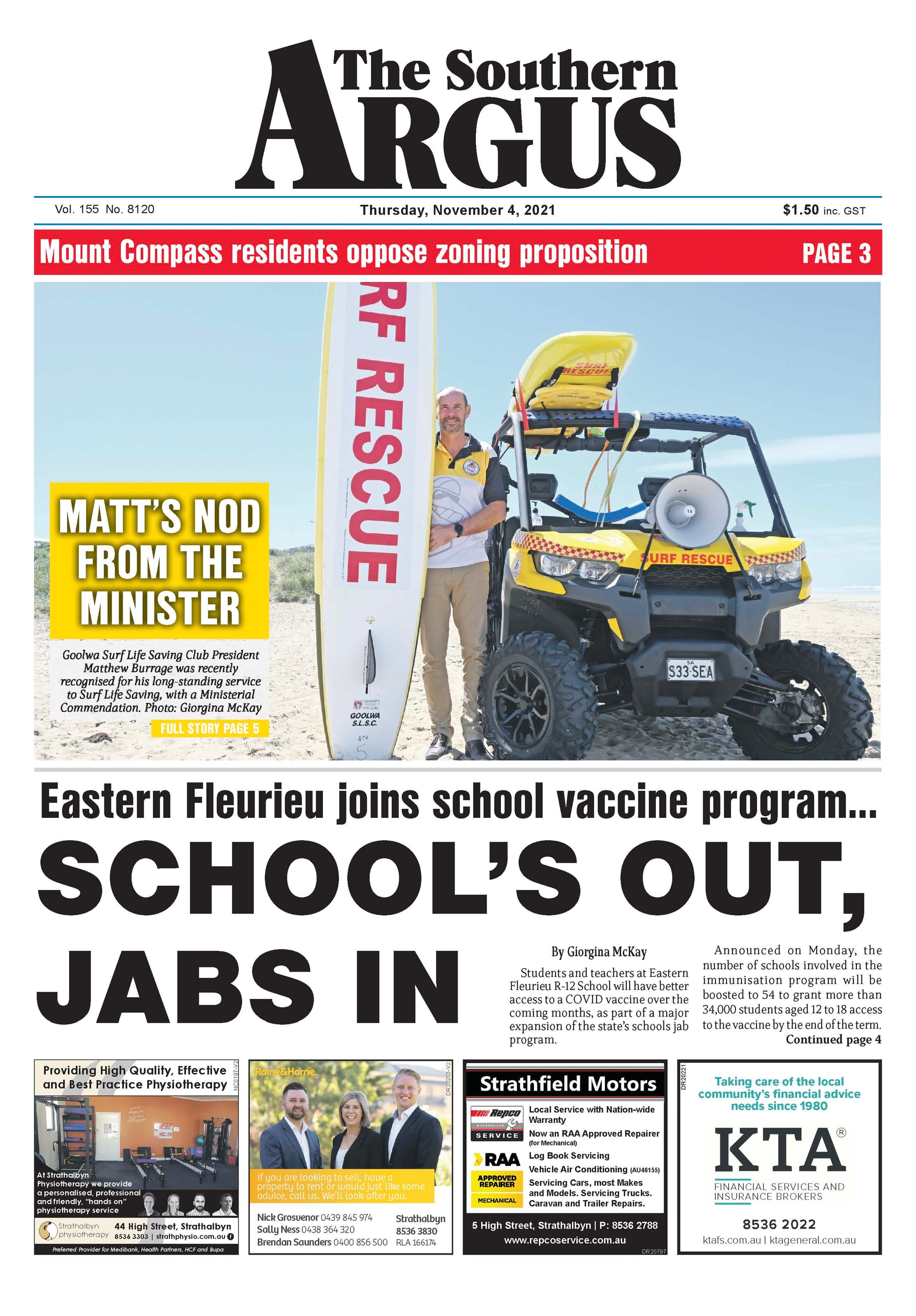 The Southern Argus - November 4, 2021