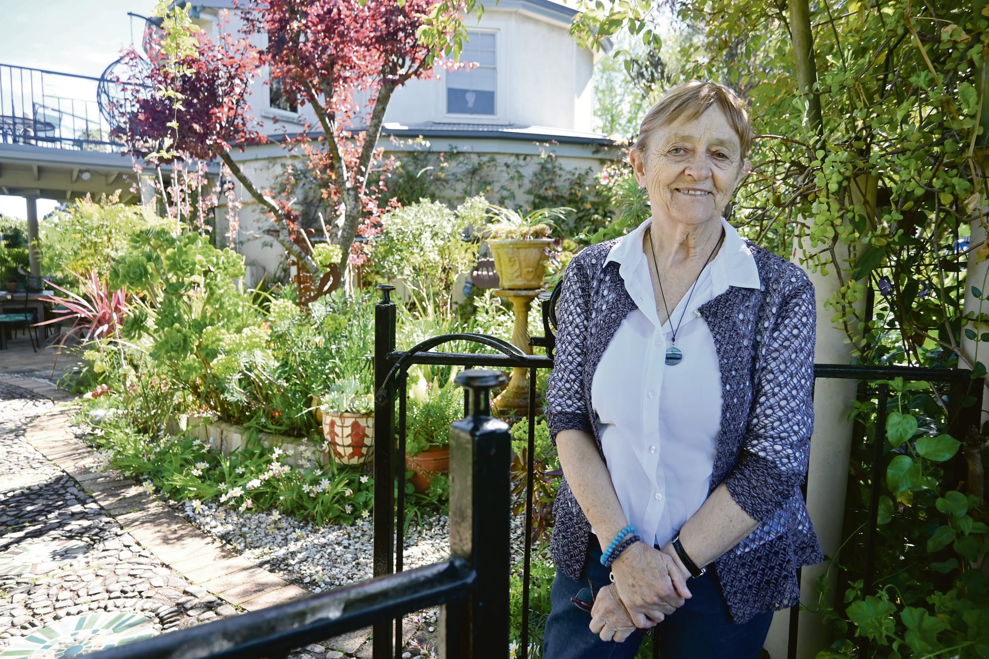 Local mosaic garden open to public