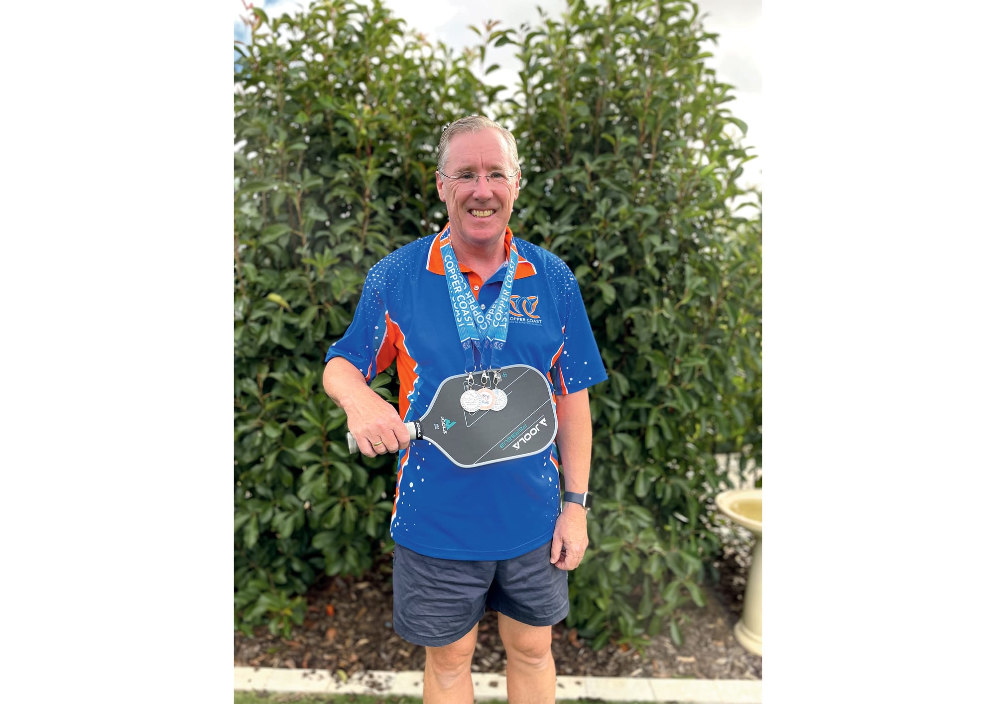 Silver gongs for local Masters pickleballer