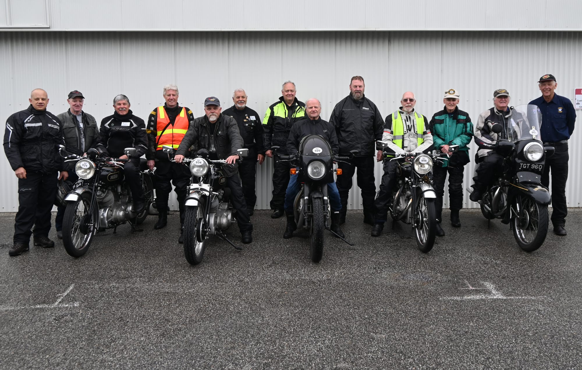 Strathalbyn motor museum pit-stop for historic bikes