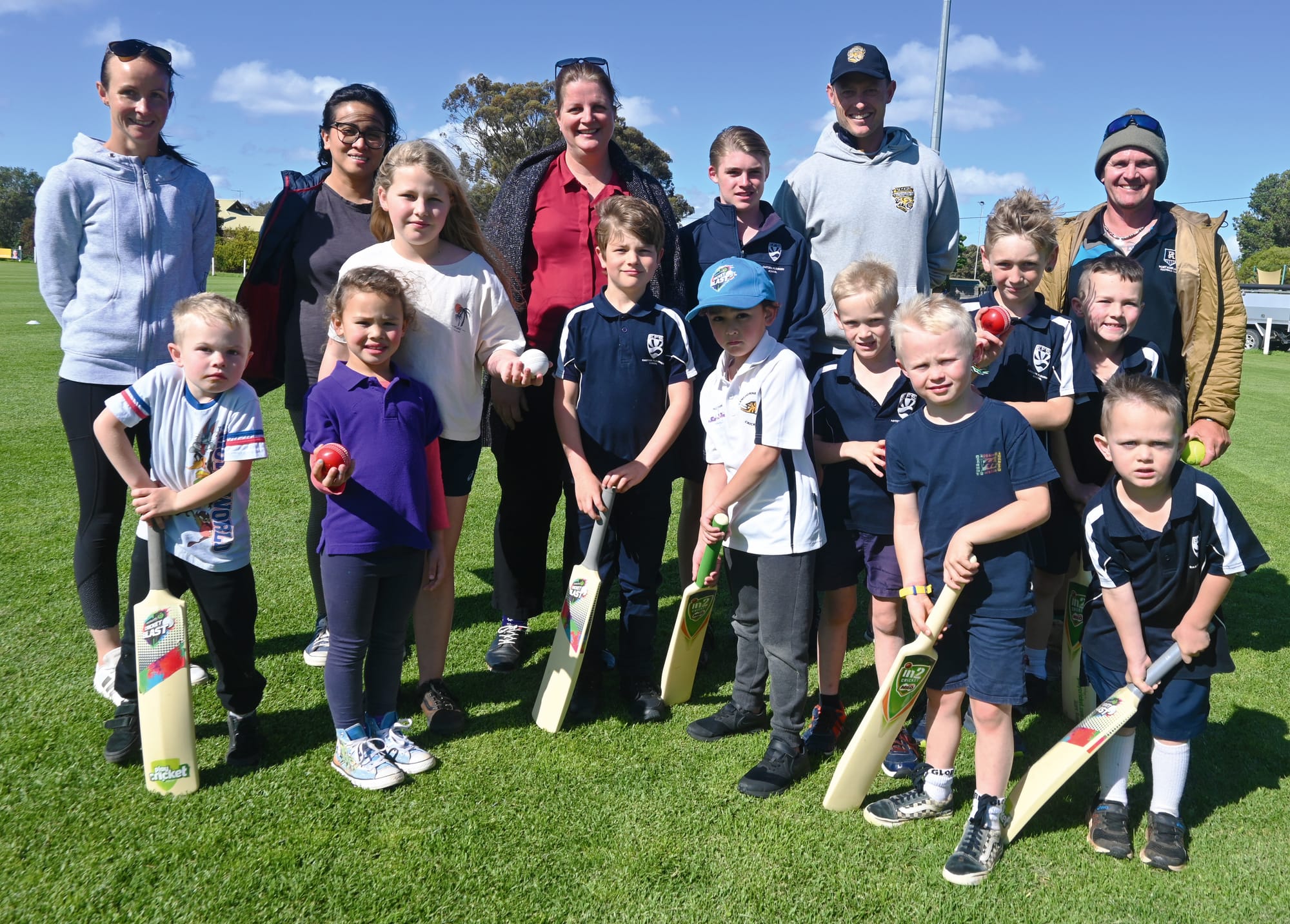 Young cricketers taking a hit at Master Blasters program