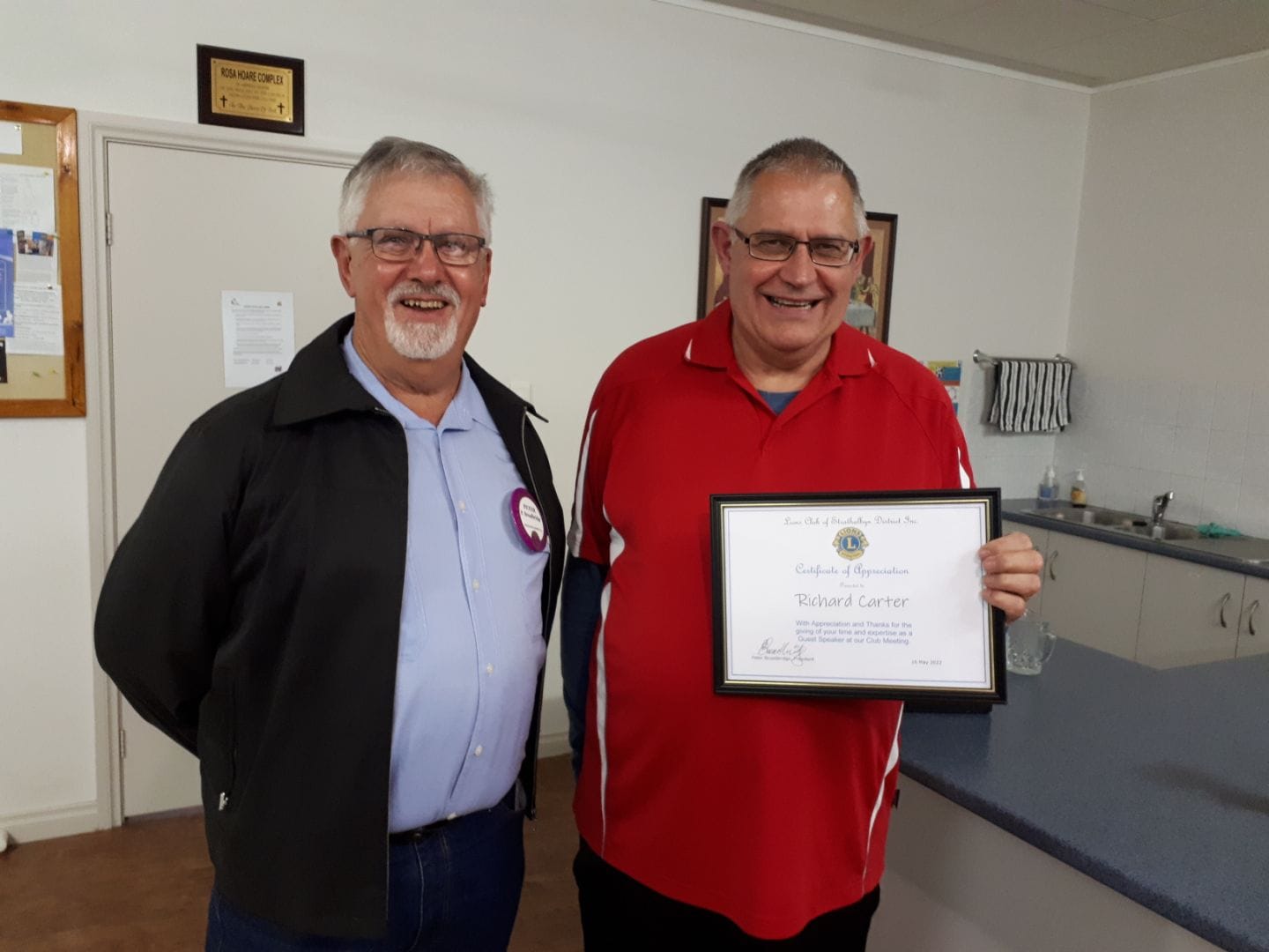 Lions donation helps purchase Little Athletics equipment