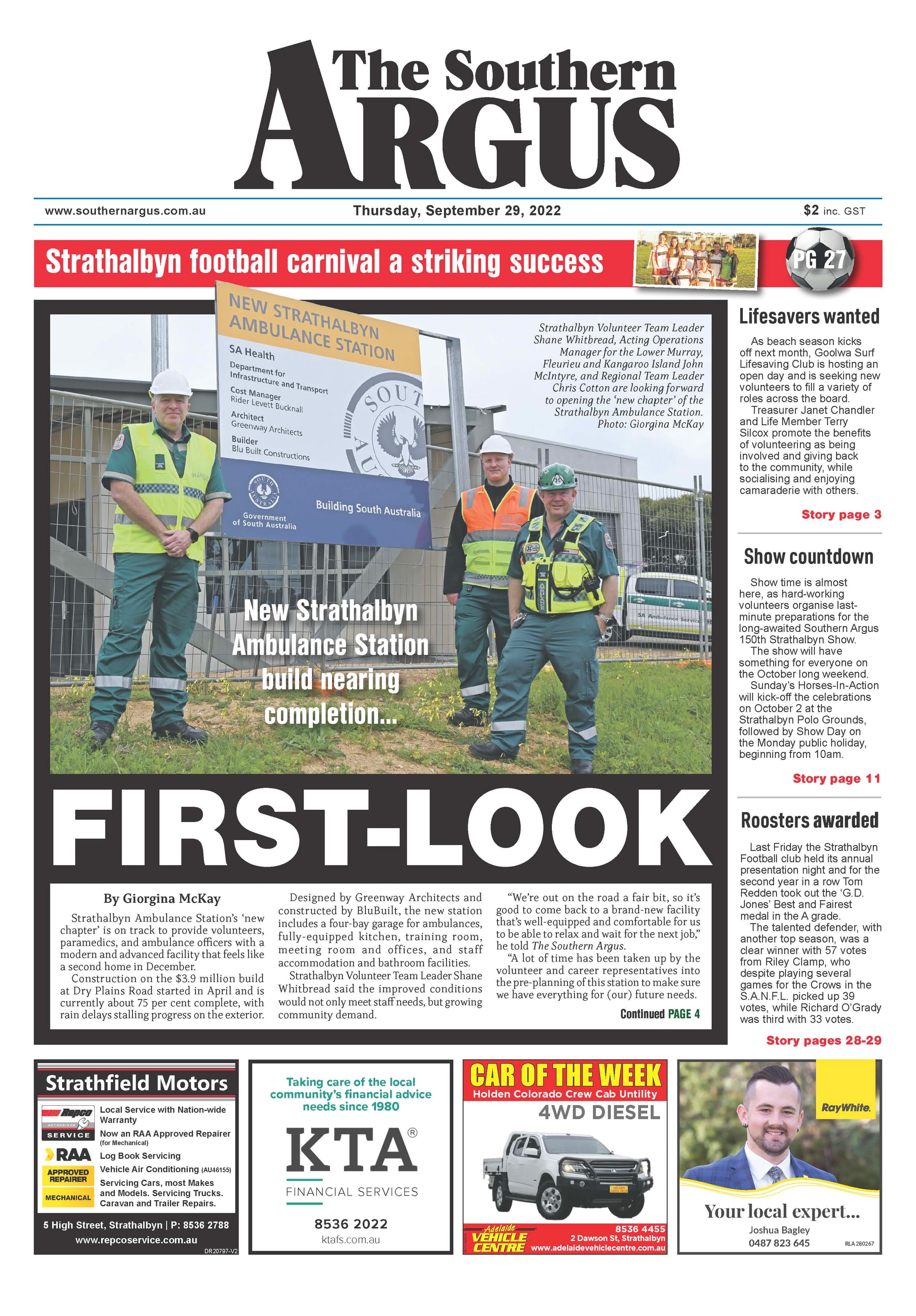 The Southern Argus - September 29, 2022