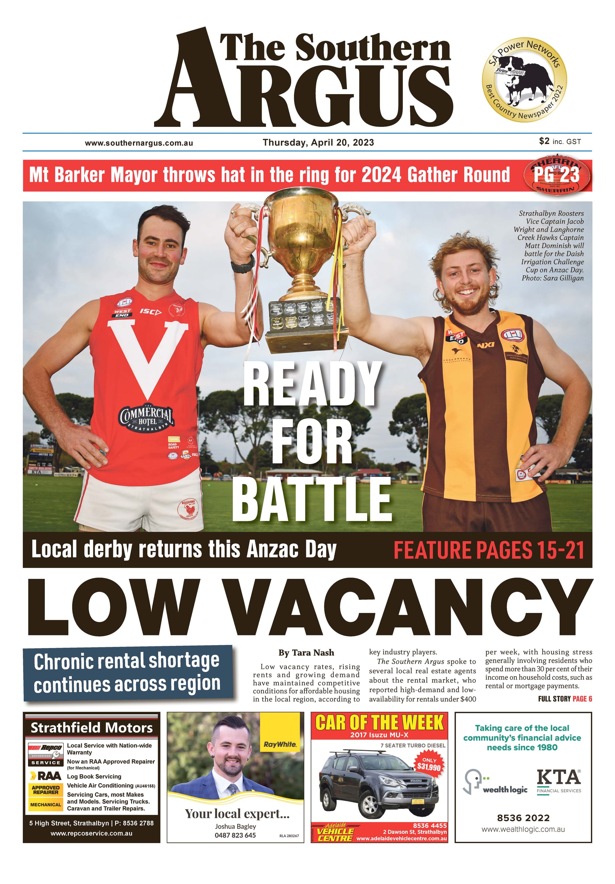 The Southern Argus - April 20, 2023