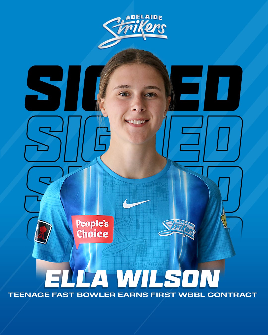 Strikers’ newest recruit ‘super proud’ as former Strathalbyn cricketer chases dream