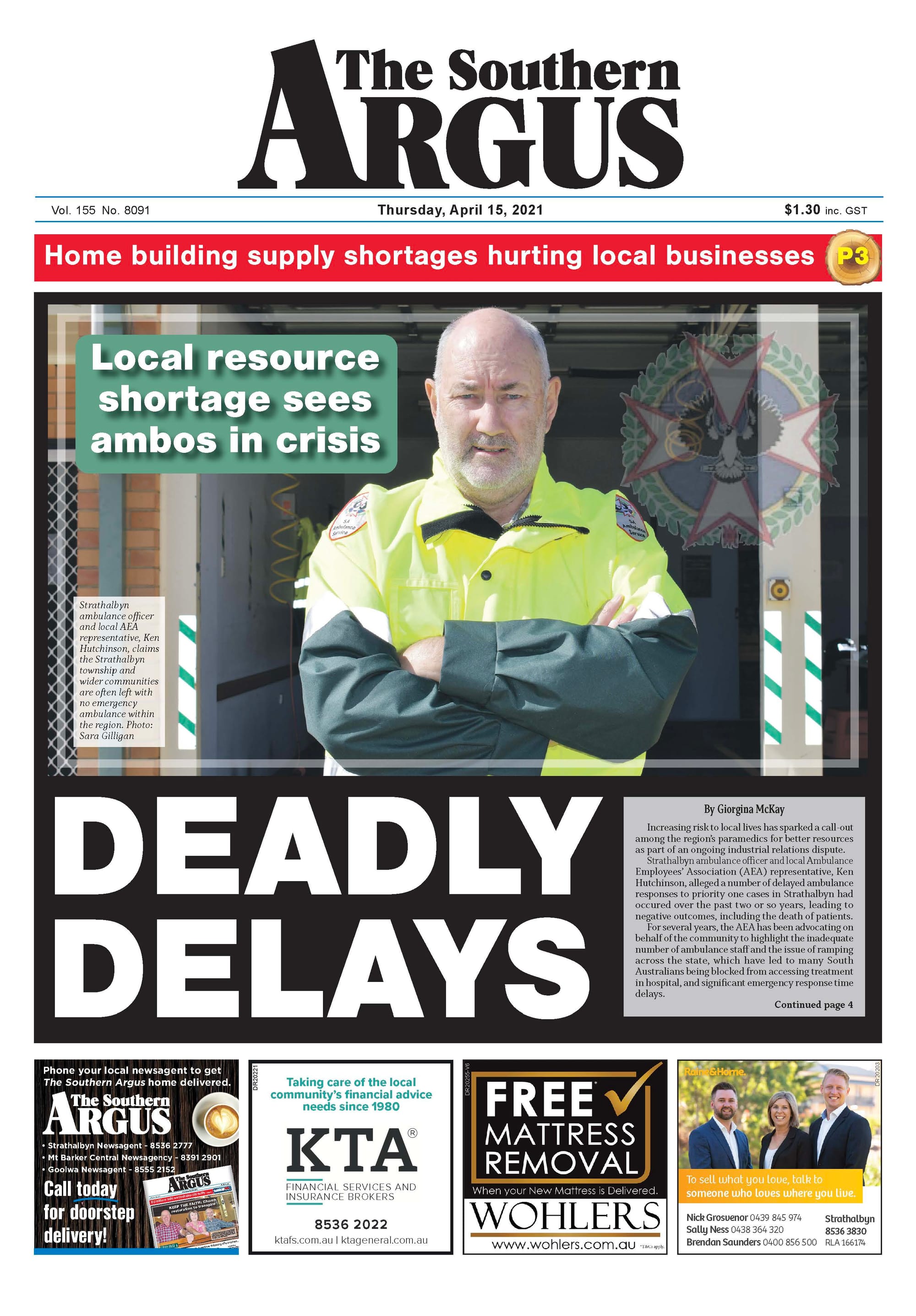 The Southern Argus - April 15, 2021