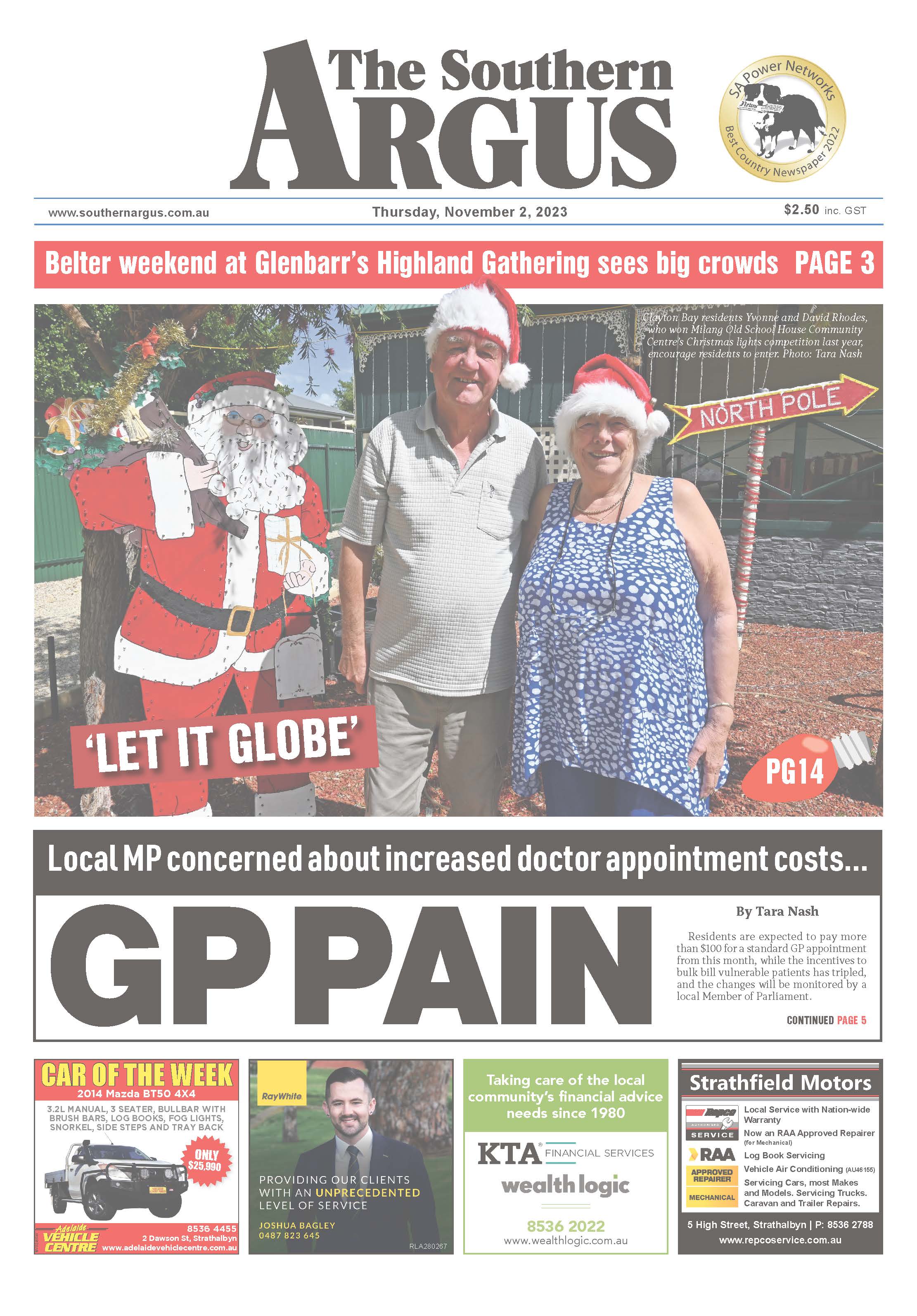 The Southern Argus - November 1, 2023