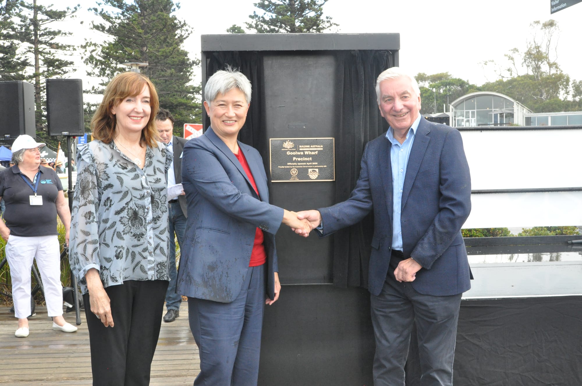 A-BOAT TIME! Goolwa Wharf officially opened at Wooden Boat Festival launch