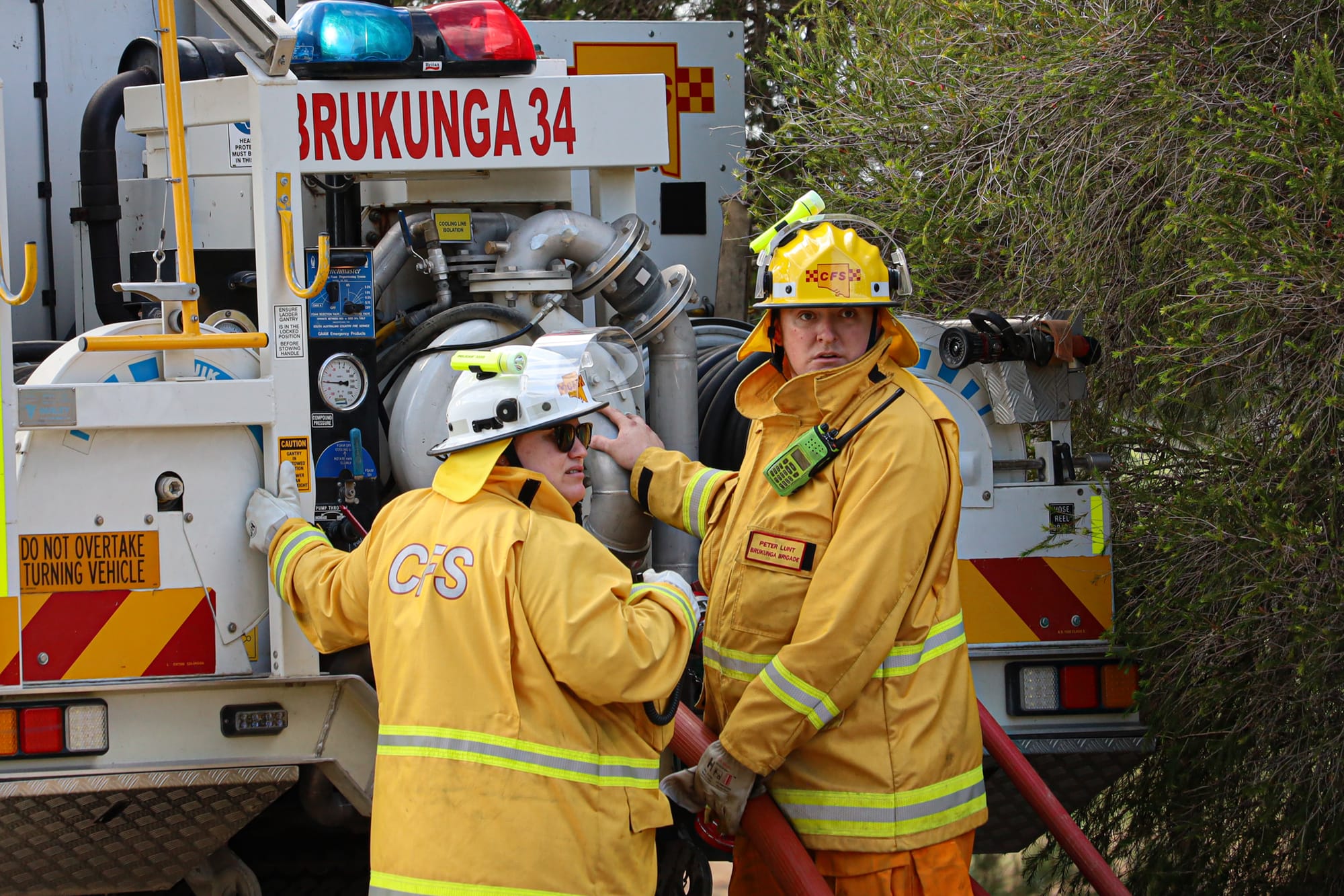 CFS volunteers join a training day