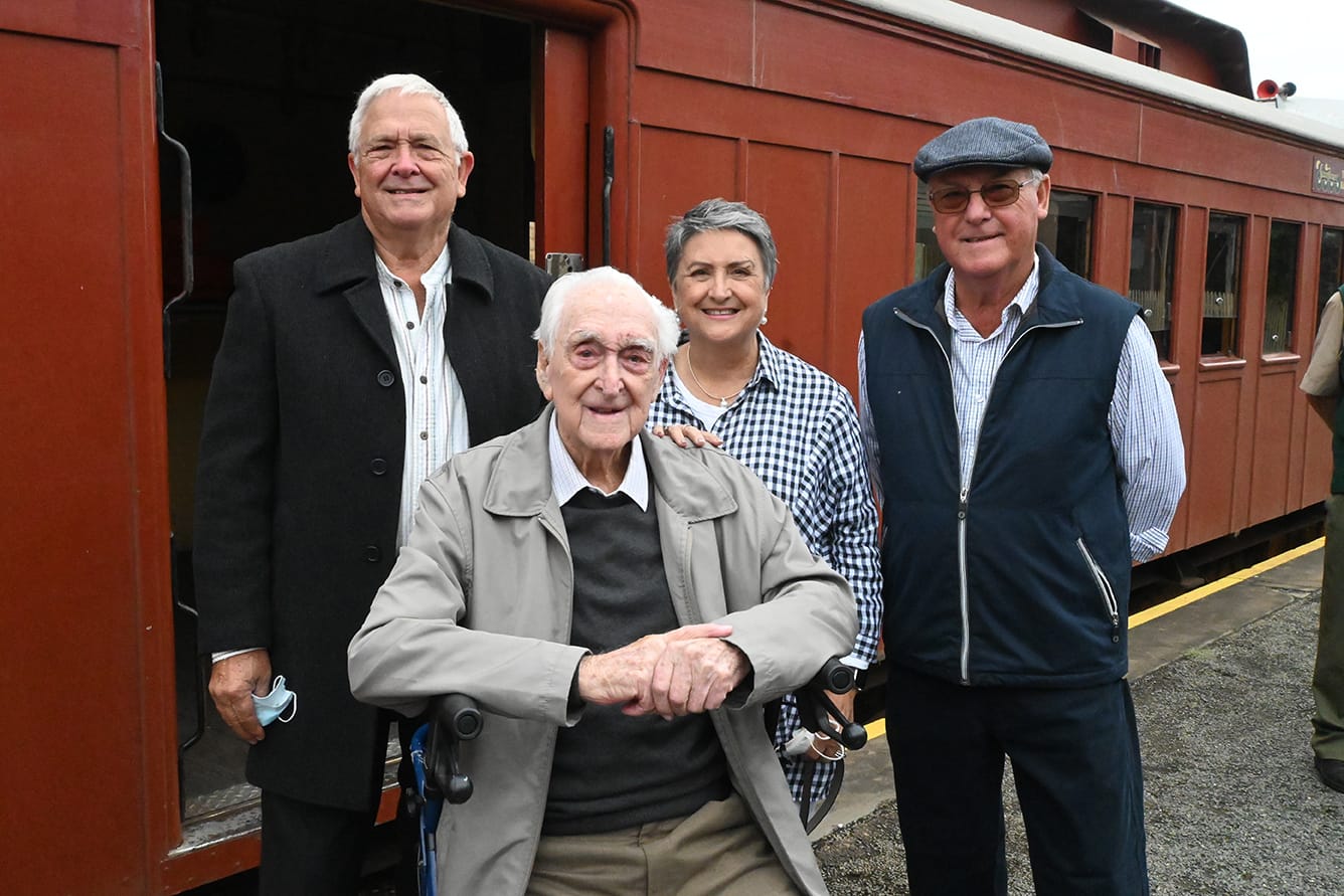 DOWN MEMORY ‘LINE’: All aboard 100-year-old’s birthday bash