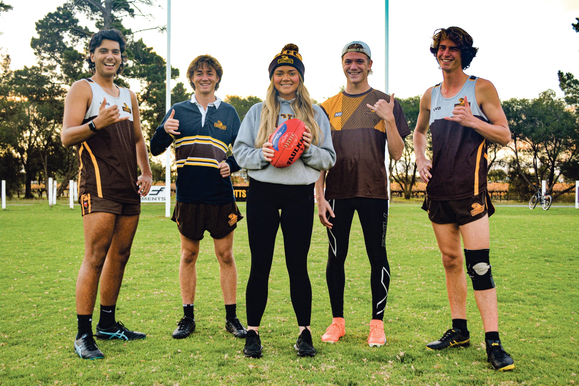 Creek footballers ‘shaka up’ for mental health