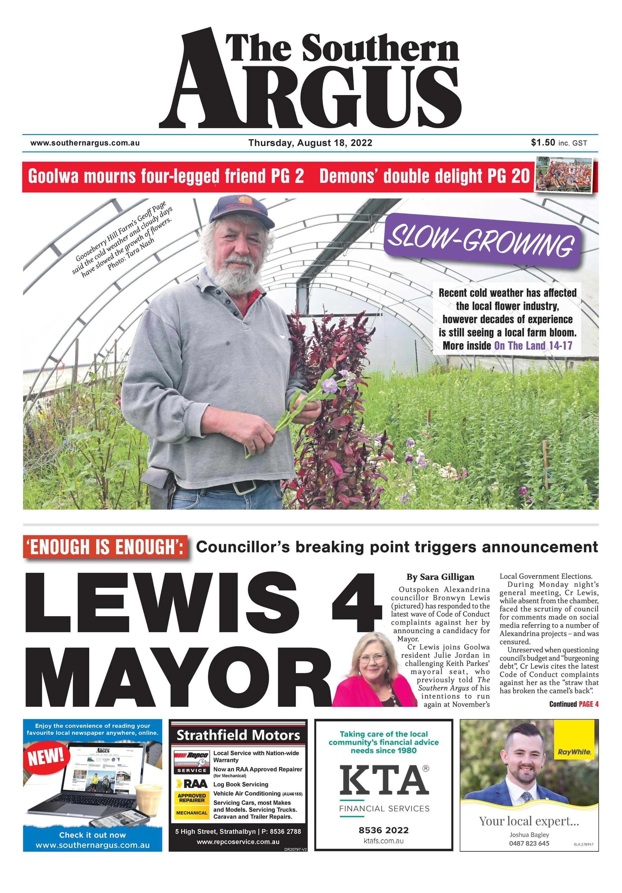 The Southern Argus - August 18, 2022
