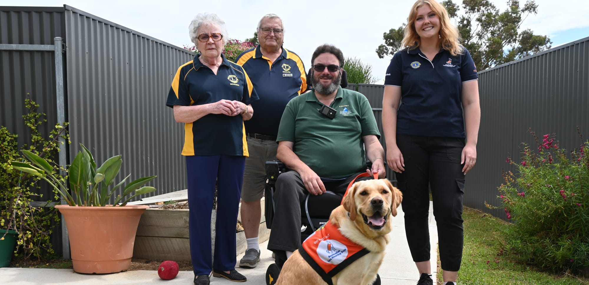 Hearing dog ‘Zorb’ gives Goolwa man a new leash on life