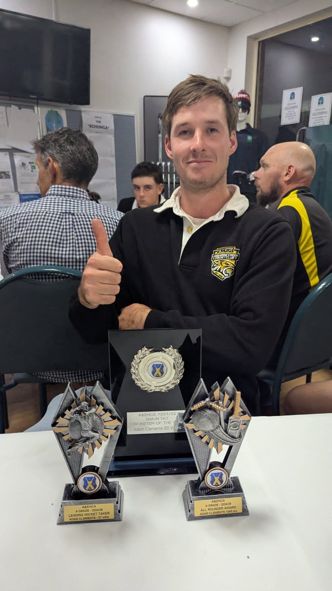 Clements named Cricketer of the Year