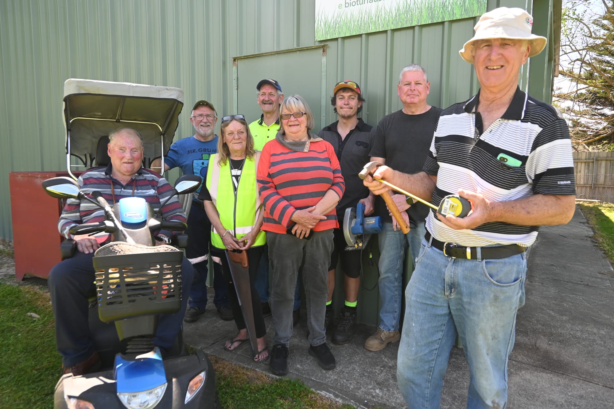 Foundation set for Compass community shed