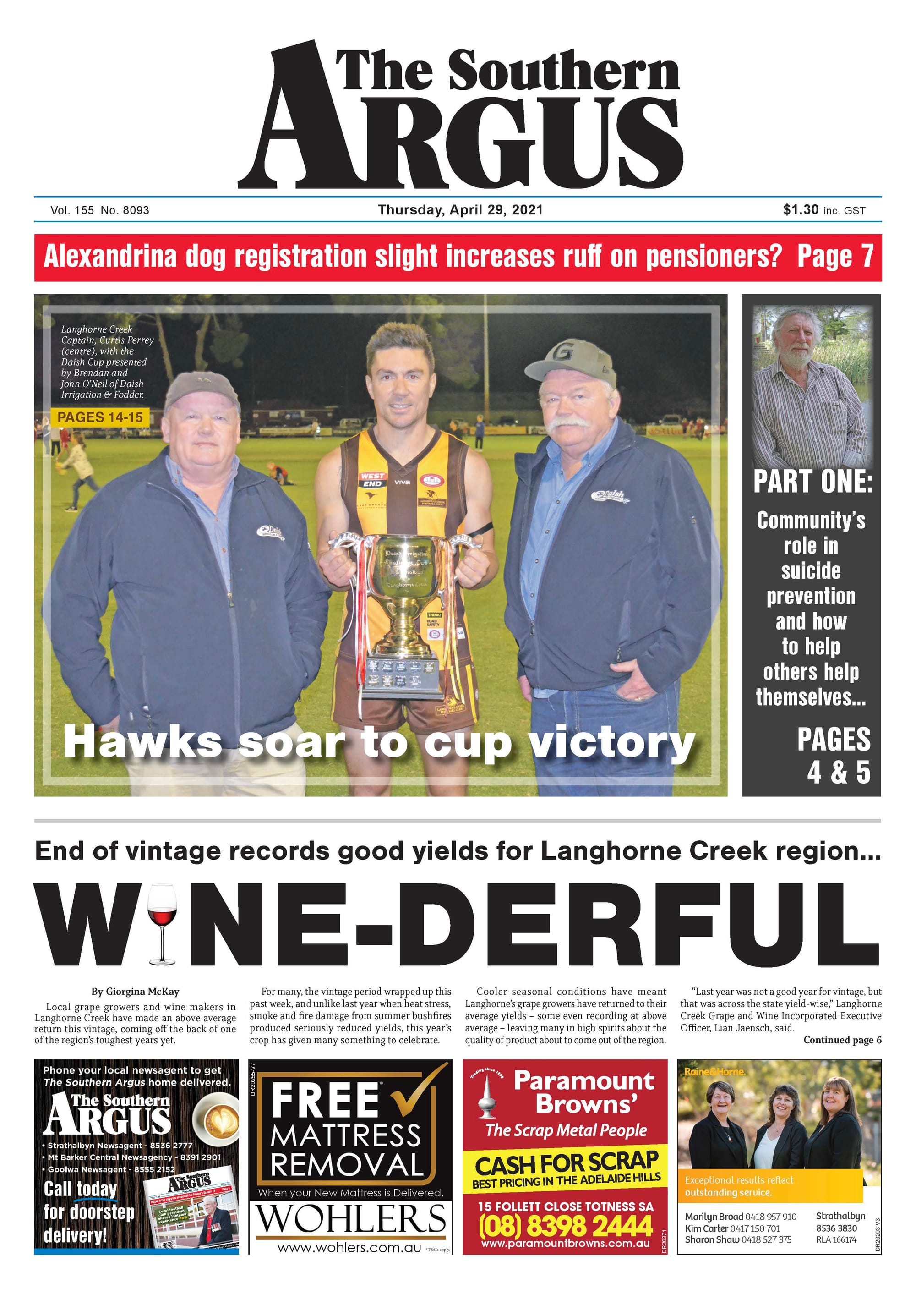 The Southern Argus - April 29, 2021