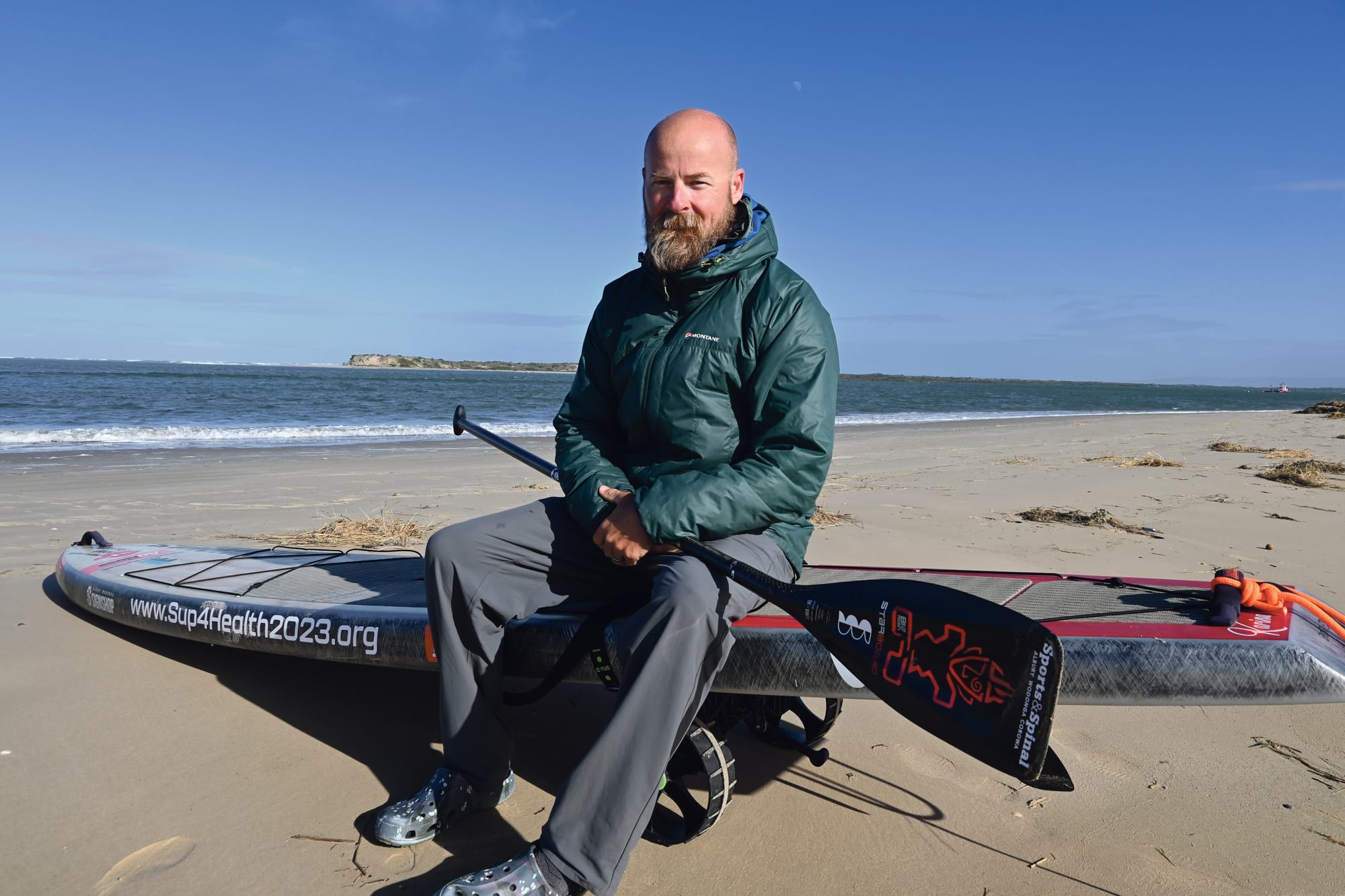 A world record-breaking paddle ends at Hindmarsh Island