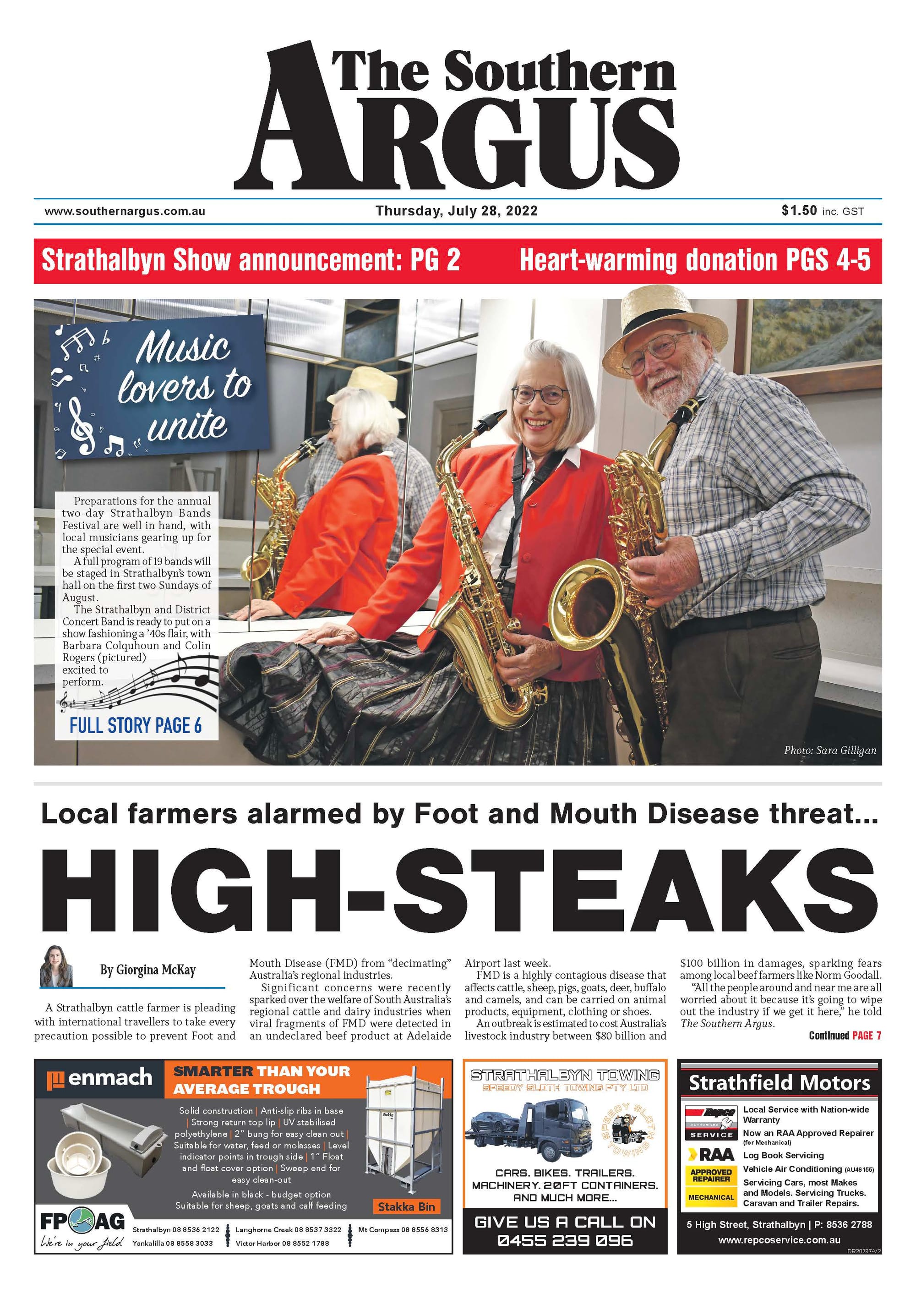 The Southern Argus - July 28, 2022