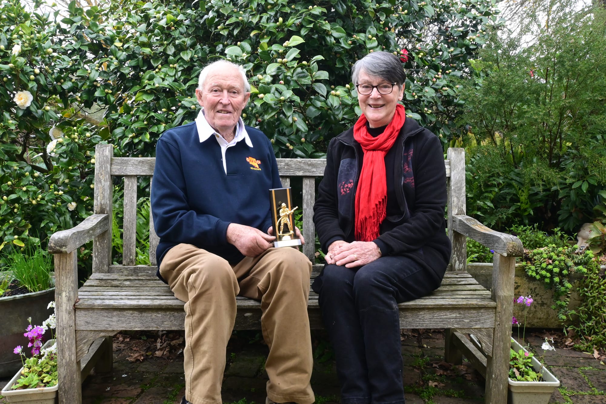 Celebrating two Meadows Country Fire Service heroes