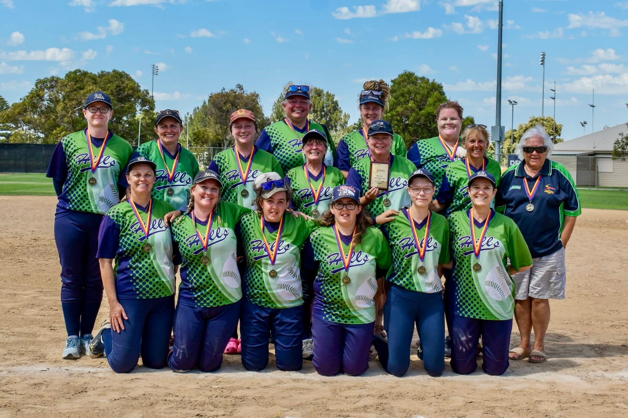 Ladies B2 team take Gold at state championships