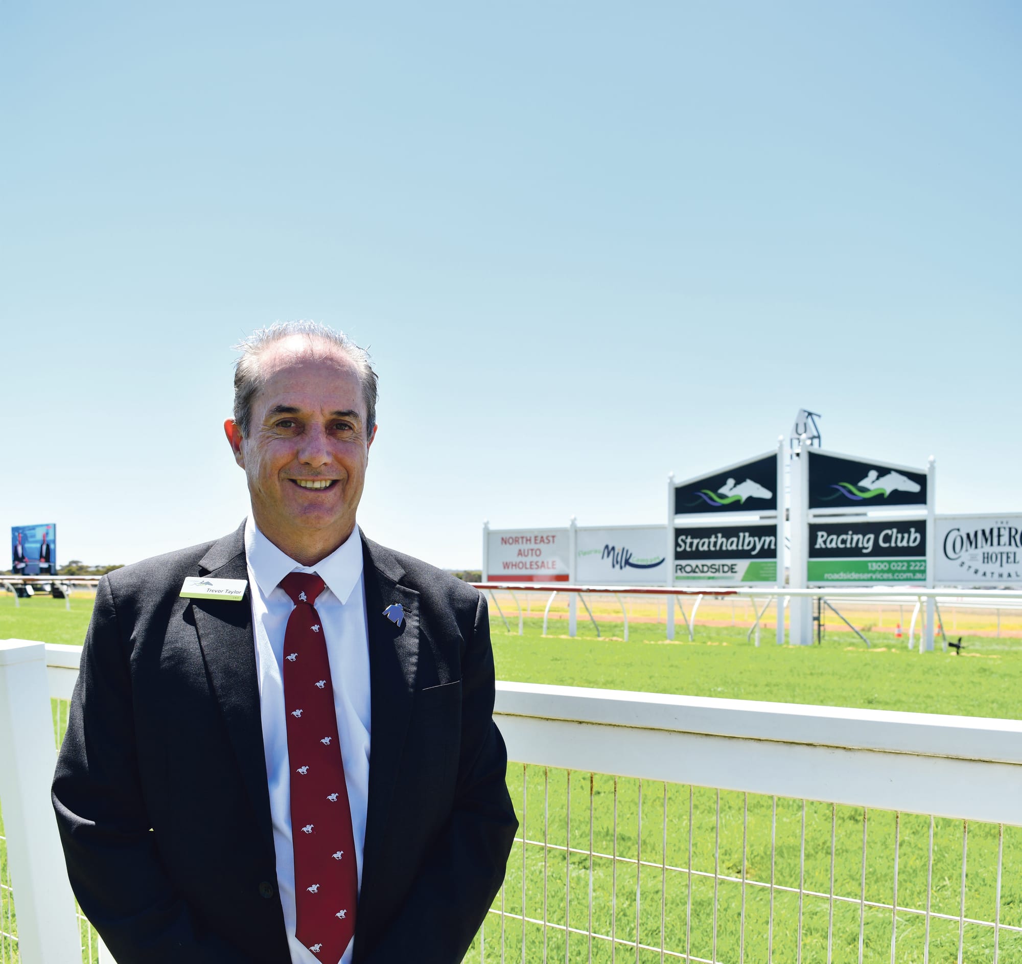 Trevor takes the reins at Strathalbyn racecourse