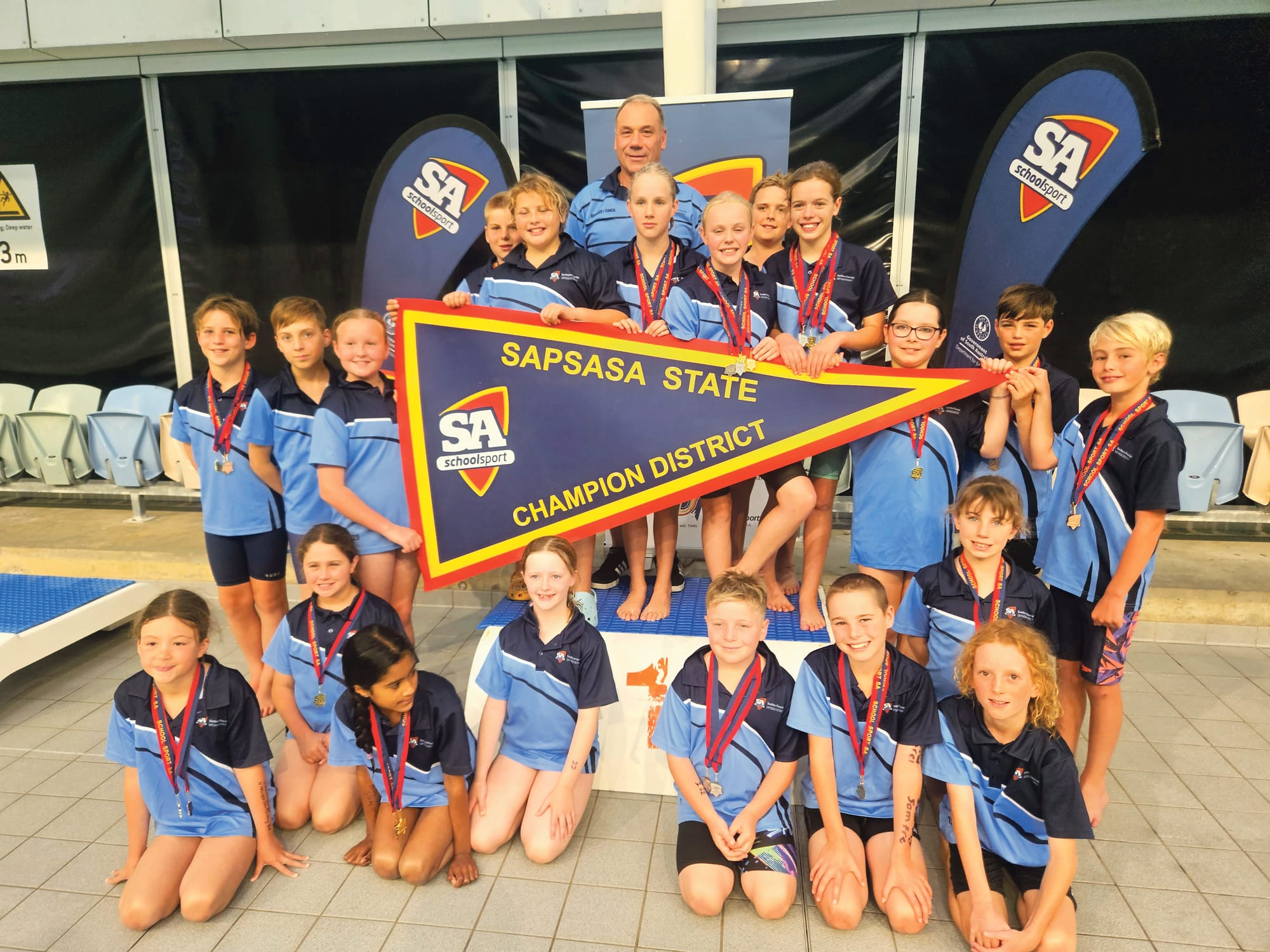 Southern Fleurieu SAPSASA swim team dominate the 2024 State Country Swimming Carnival
