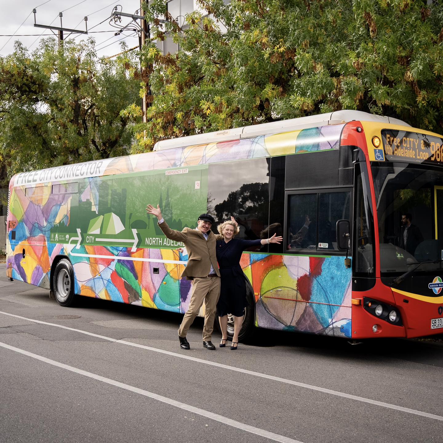 Creative and colourful commute by former local