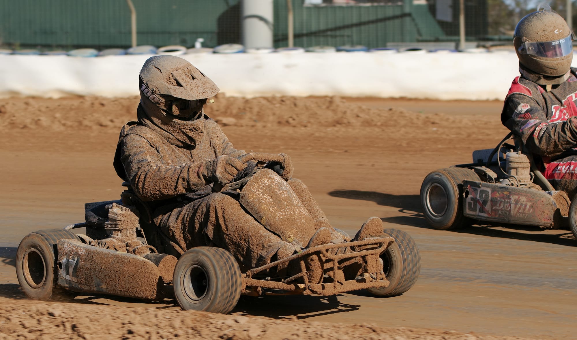 Go-karters race back in time during retro-themed meet
