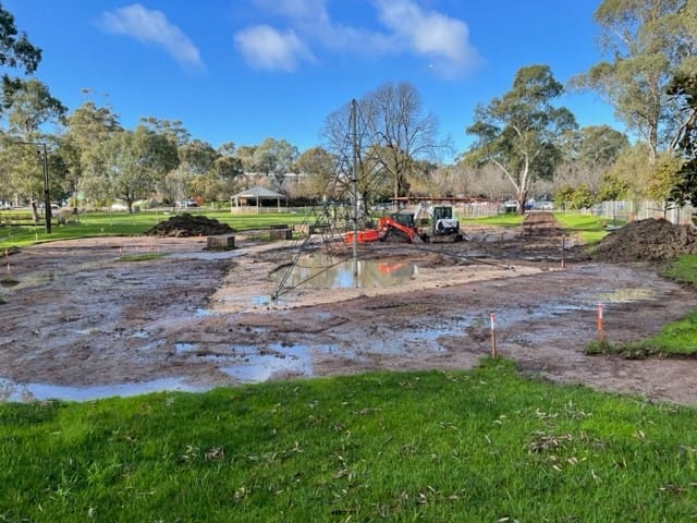 Keith Stephenson playground works delayed