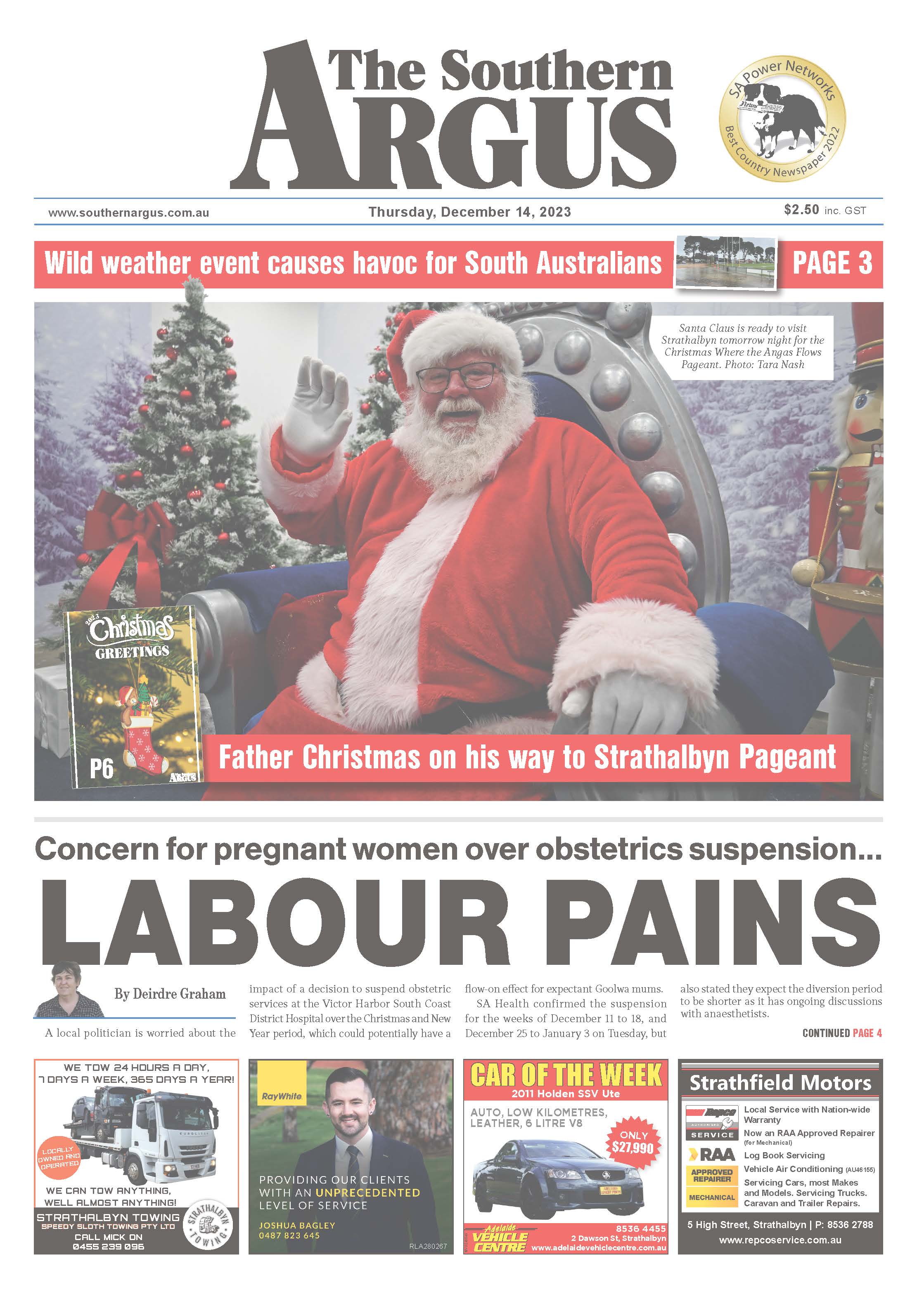 The Southern Argus - December 14, 2023