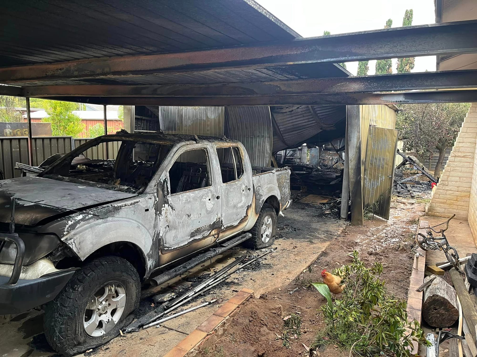 Structure fire at Strathalbyn causes significant damage