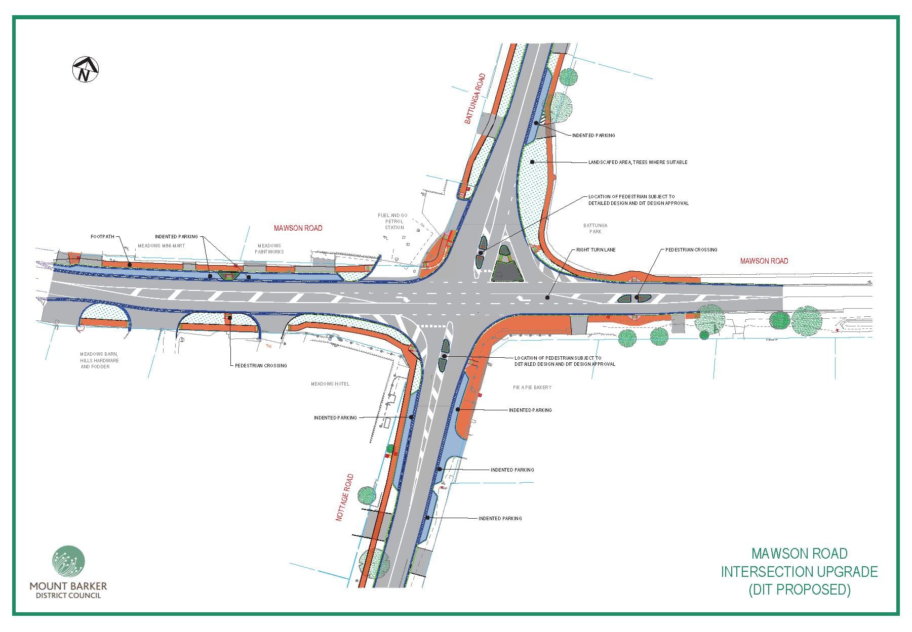 Community concerns halt works on busy Meadows intersection upgrade