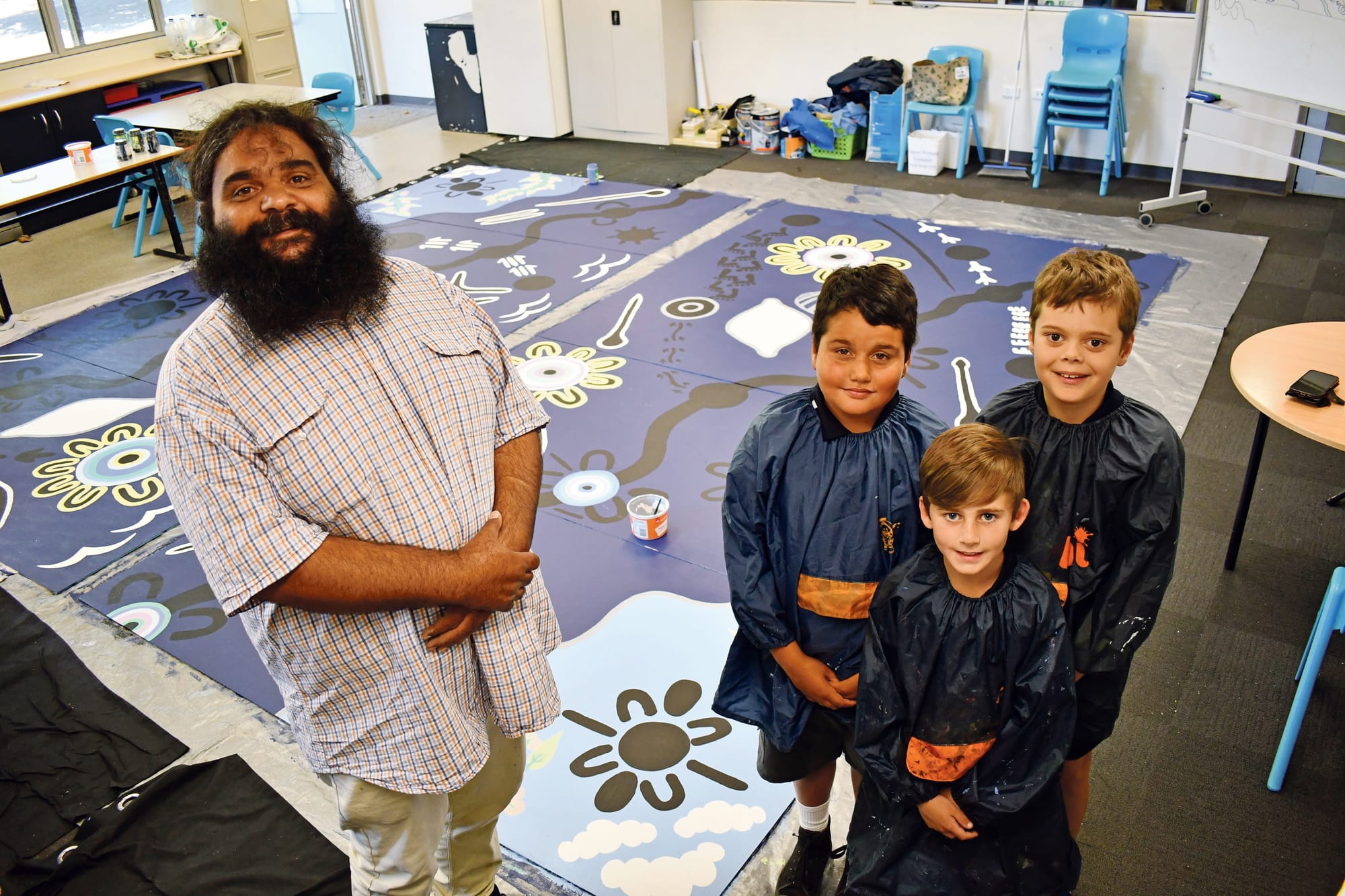 Eastern Fleurieu students collaborate on mural