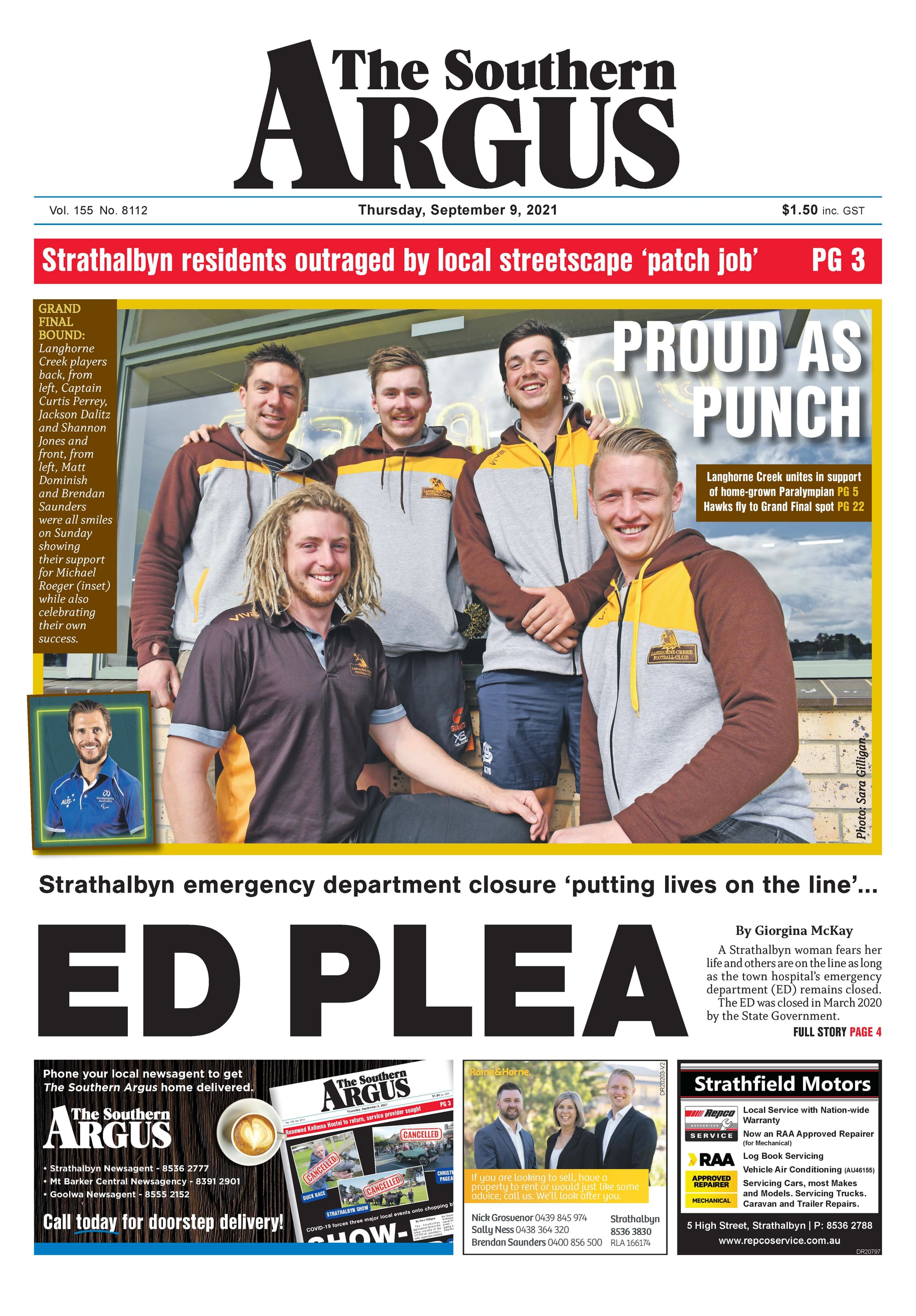 The Southern Argus - September 9, 2021