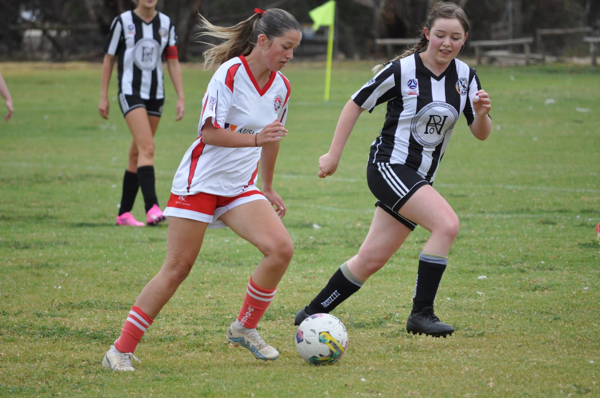 Strikers women take to pitch