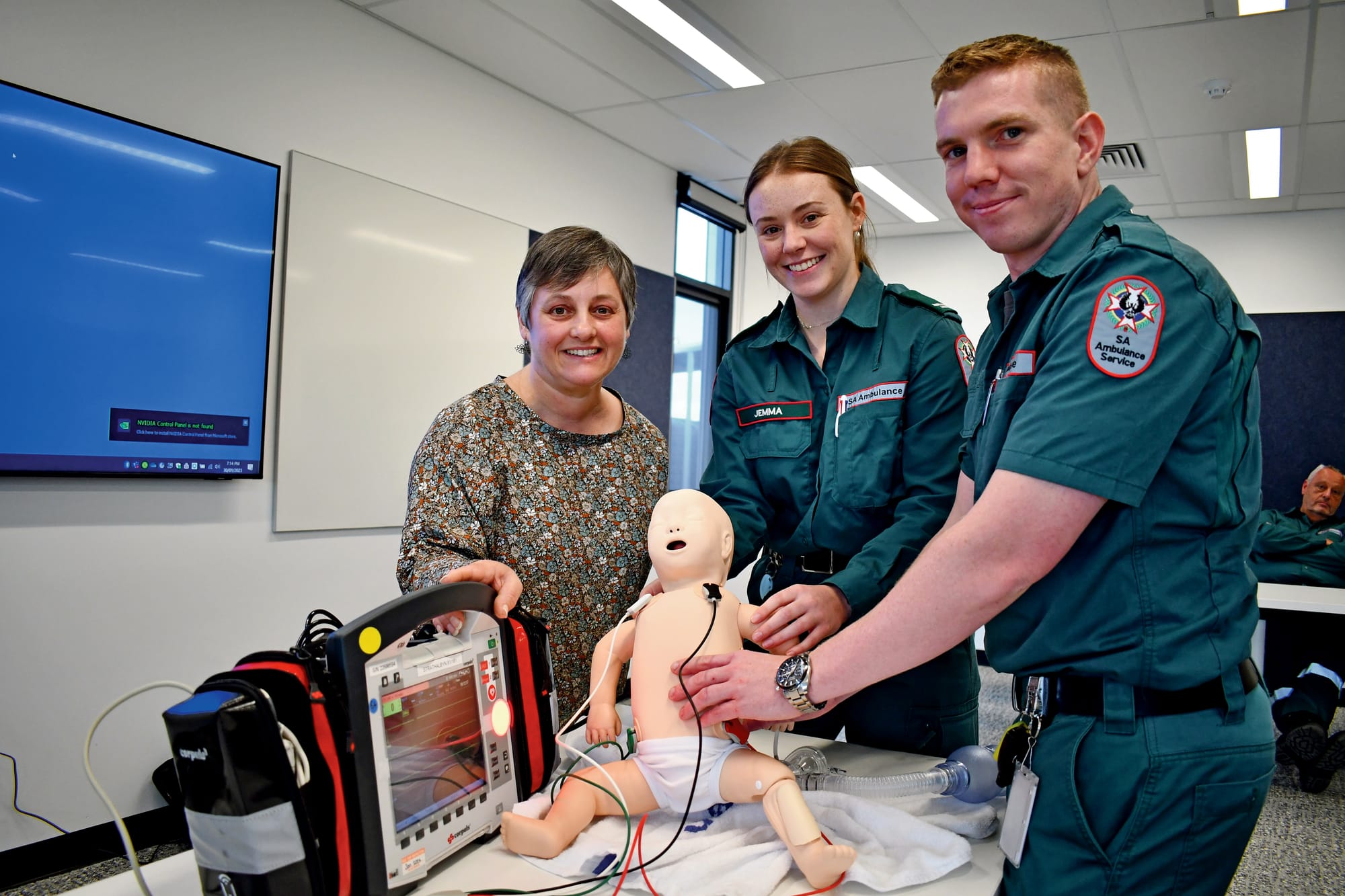 BABY ON BOARD: Donation that could save lives