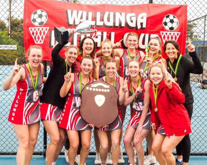 NETBALL STARS SHINE: Willunga League champs following grand final weekend