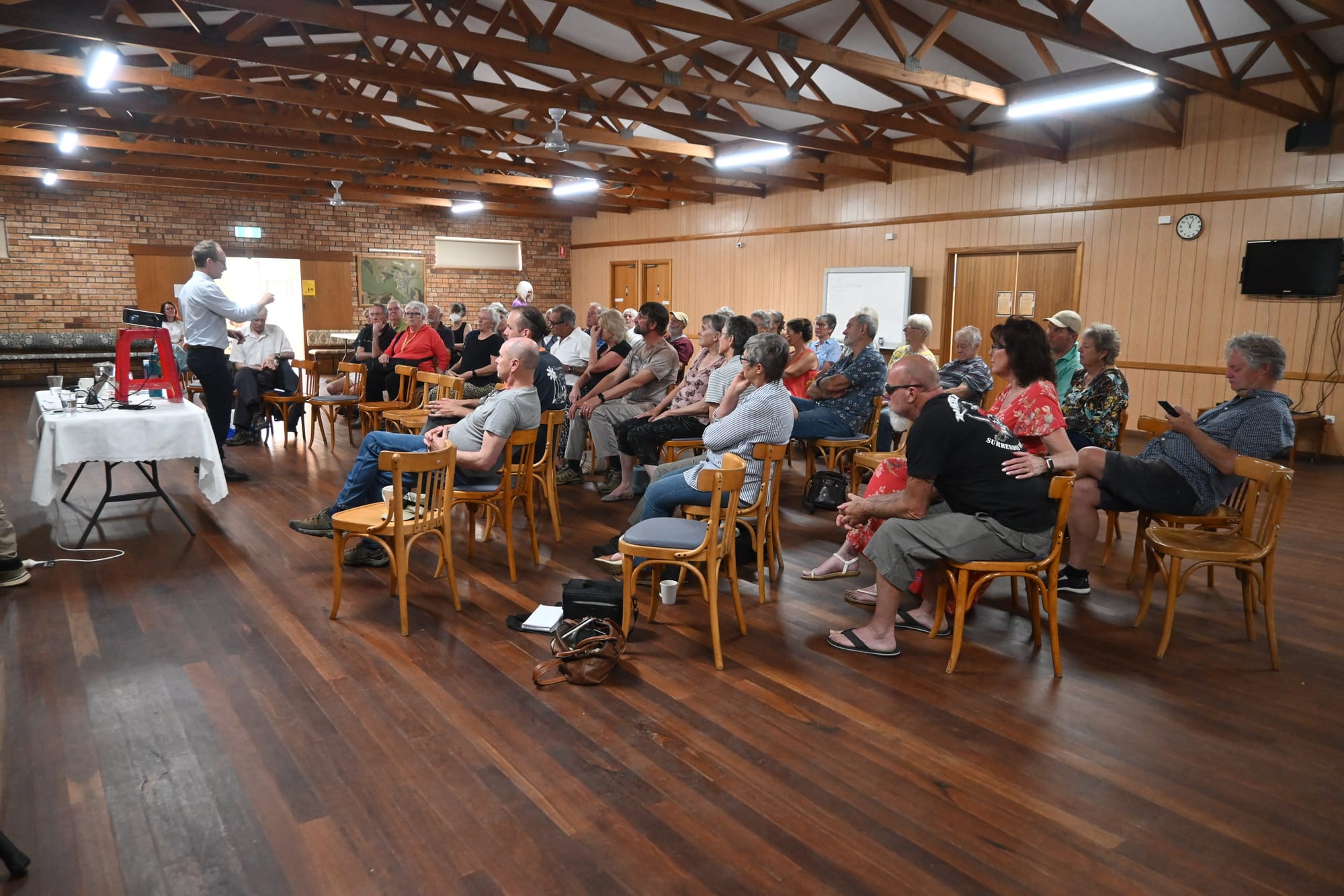 MOZZIE MEETING: Locals learn about little critters