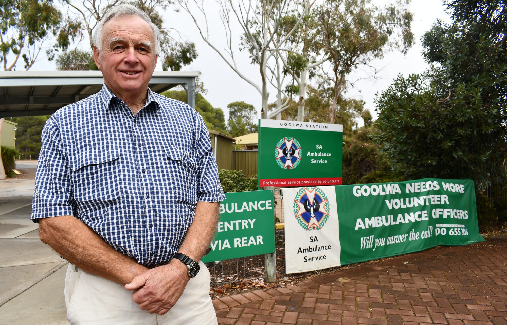 Local volunteer calls time on his service