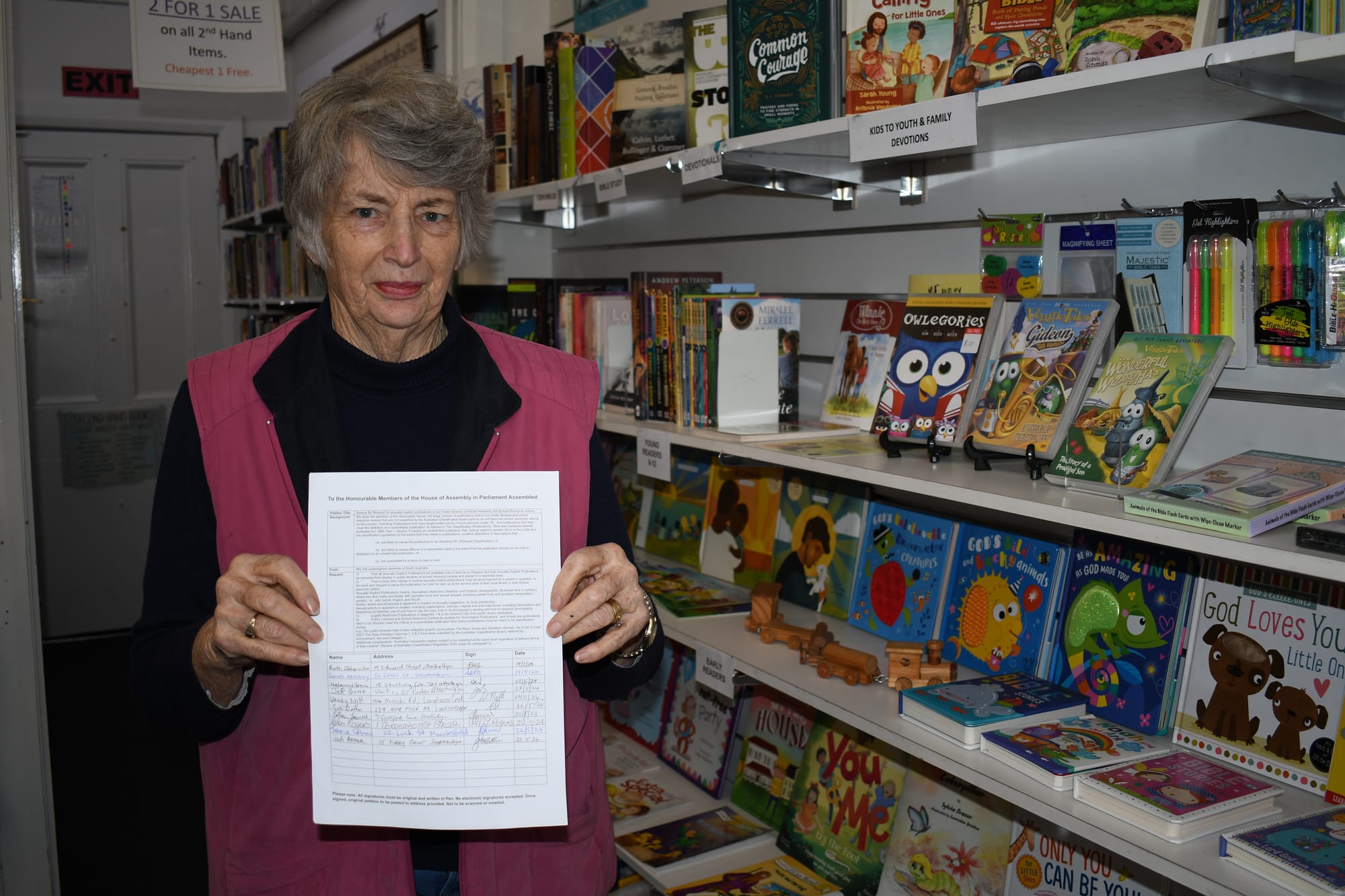 Petition calls for restrictions on explicit publications