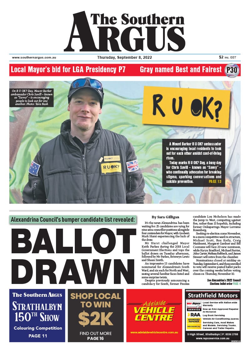 The Southern Argus - September 8, 2022