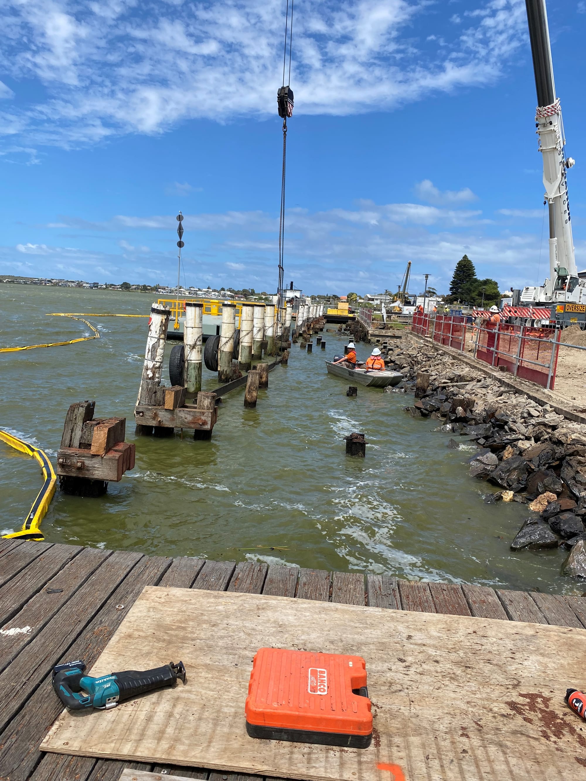 Issues found during Wharf Project works