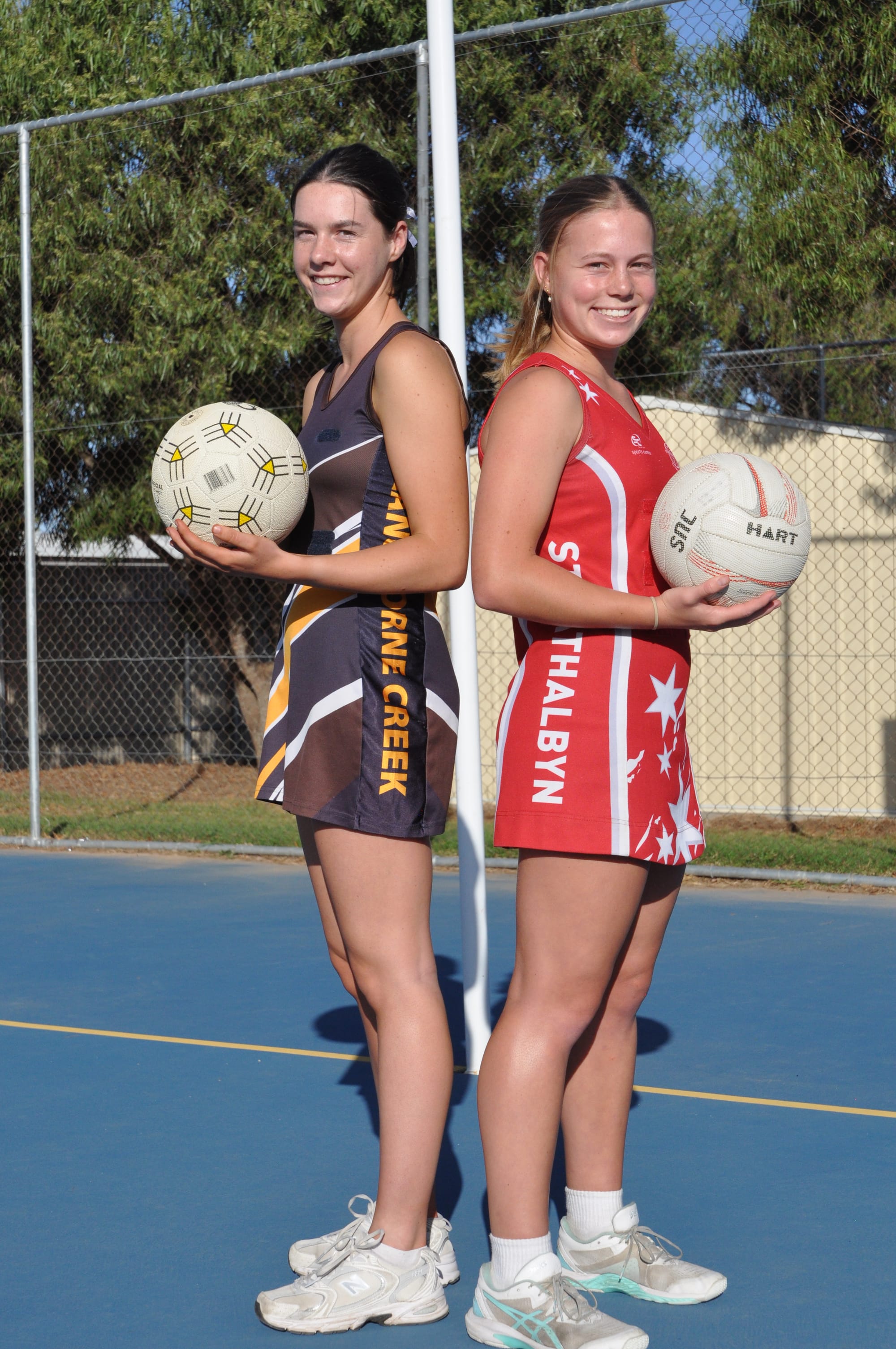 BALL BATTLE: Anzac Day rivalry taken to Strath netball courts...