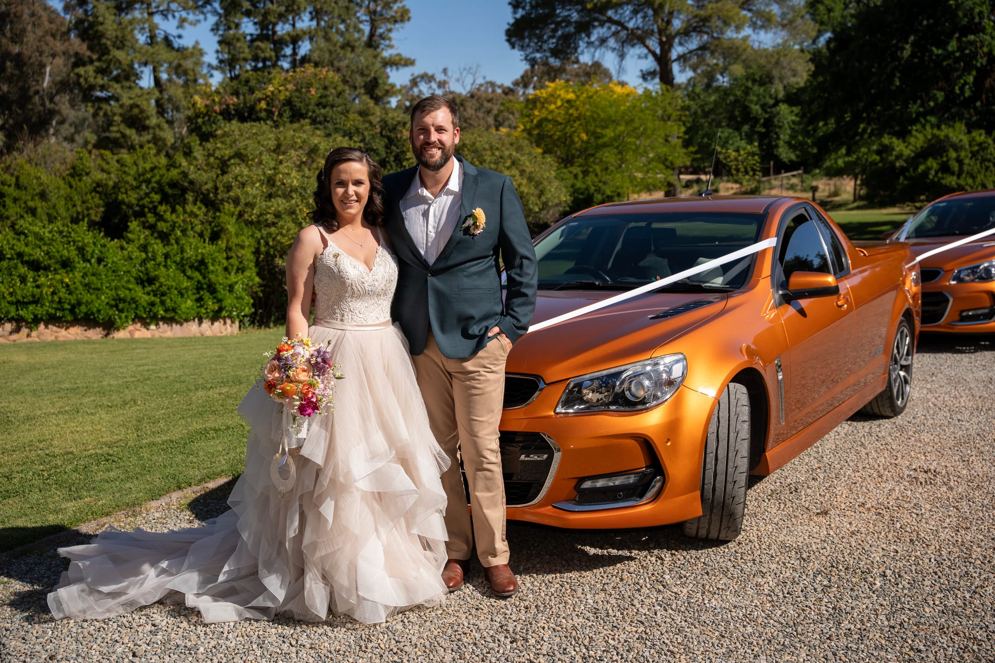Couple wed on historic property