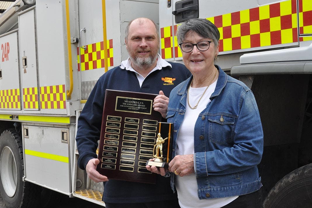 Meadows volunteer given the John Lees CFS Award