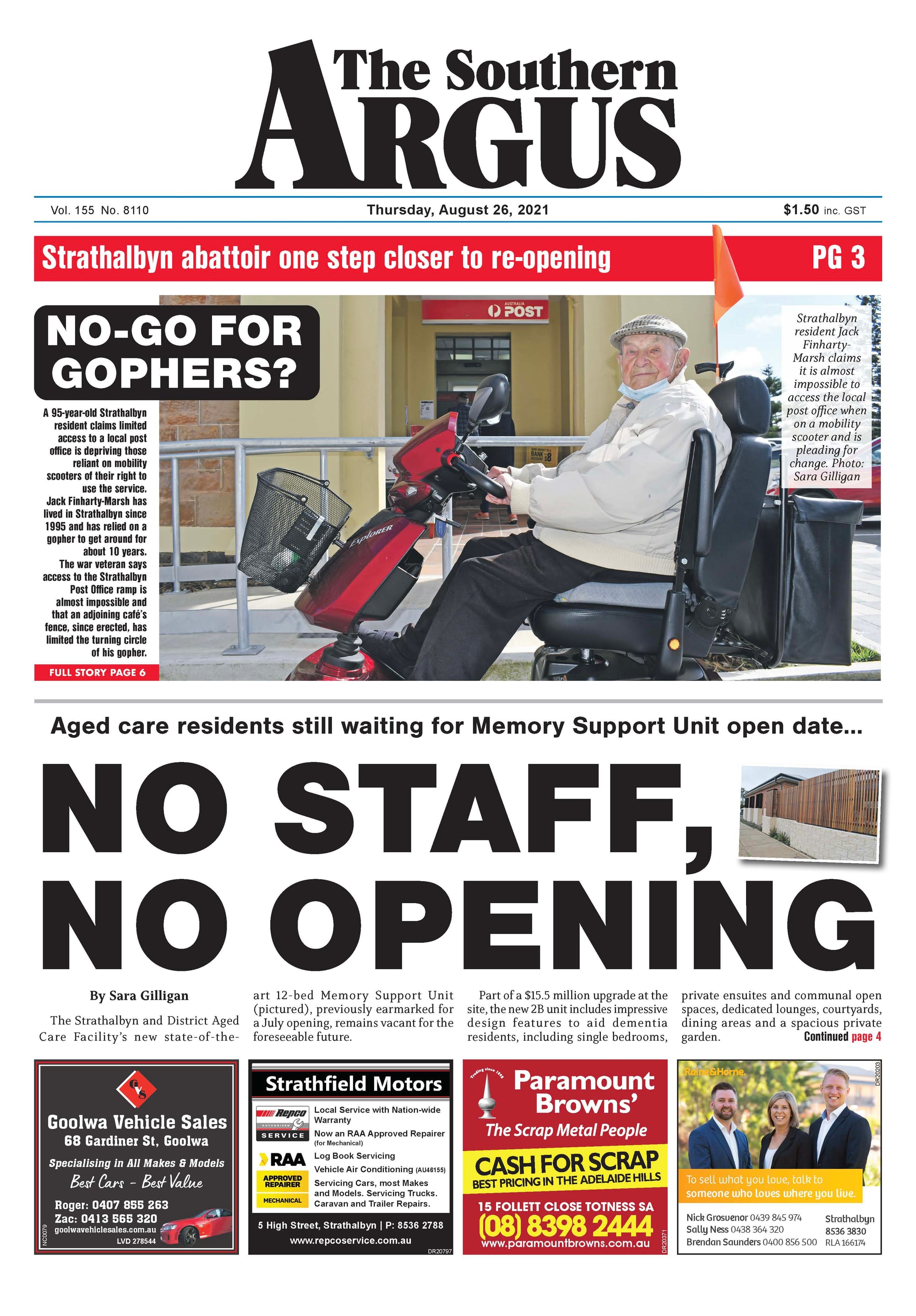 The Southern Argus - August 26, 2021